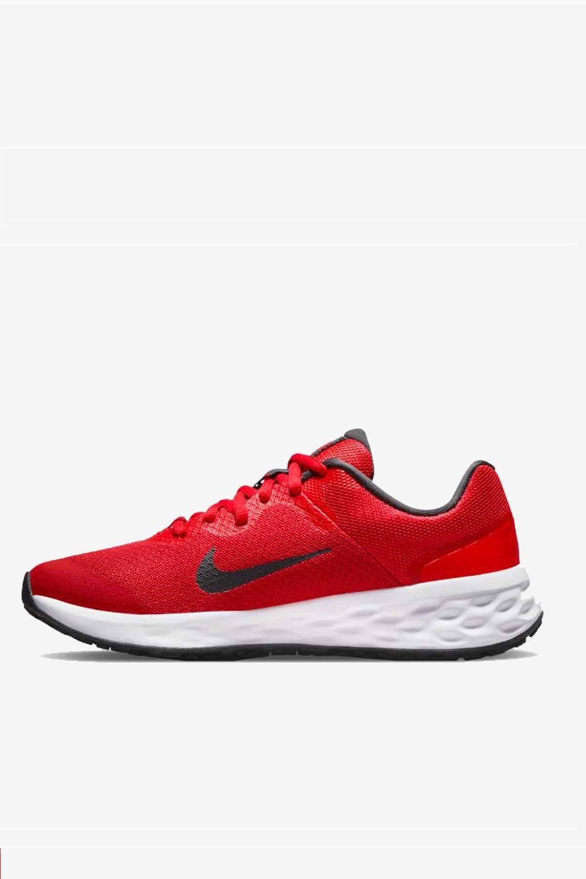 NIKEYürüyüş KoşuNike Revolution 6 Nn (Gs) Kadın Yürüyüş Koşu Ayakkabı DD1096-607-KIRMIZI