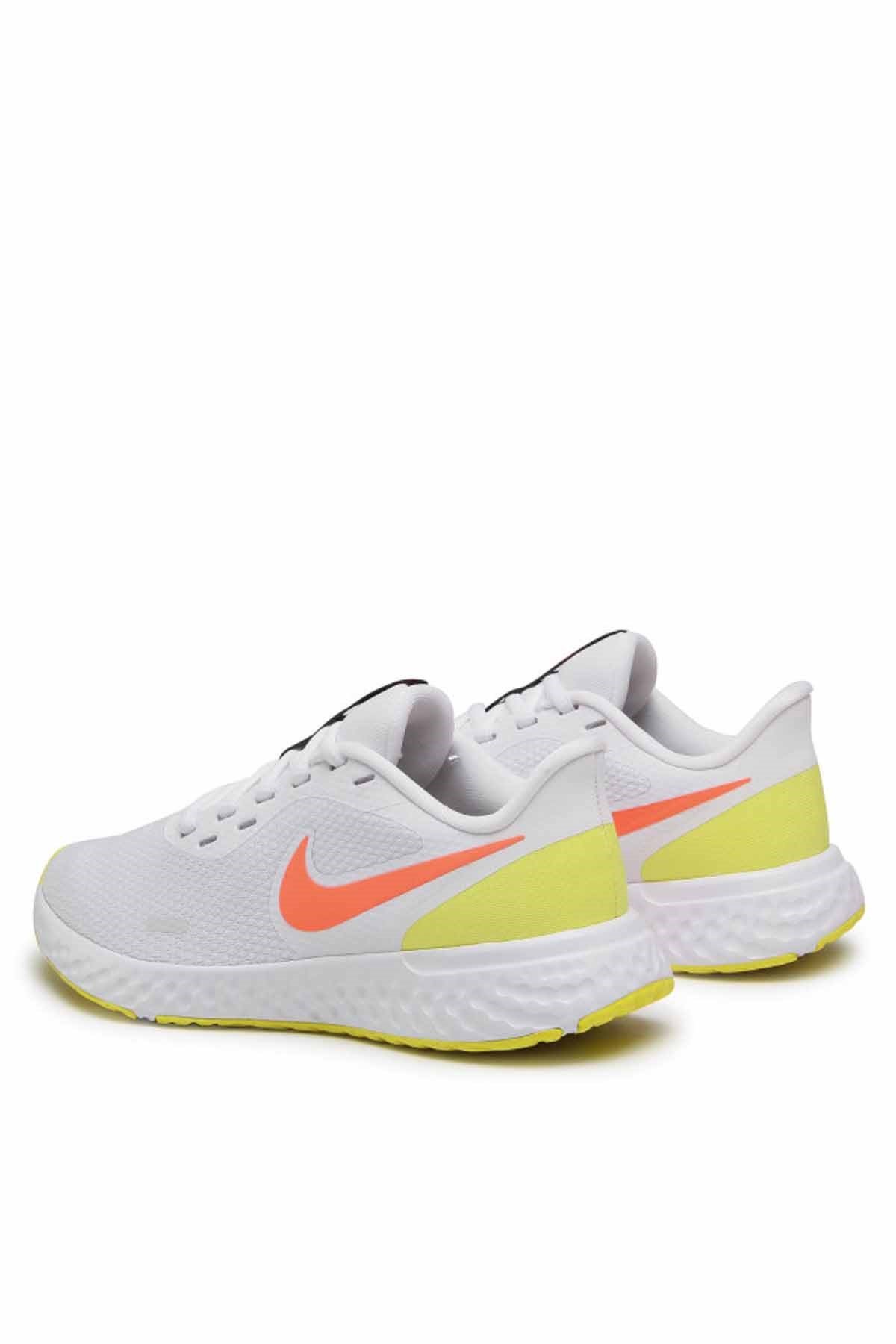 NIKEYürüyüş KoşuNike Revolutions 5 Wmns Kadın Yürüyüş Koşu Ayakkabı BQ3207-107-BEYAZ