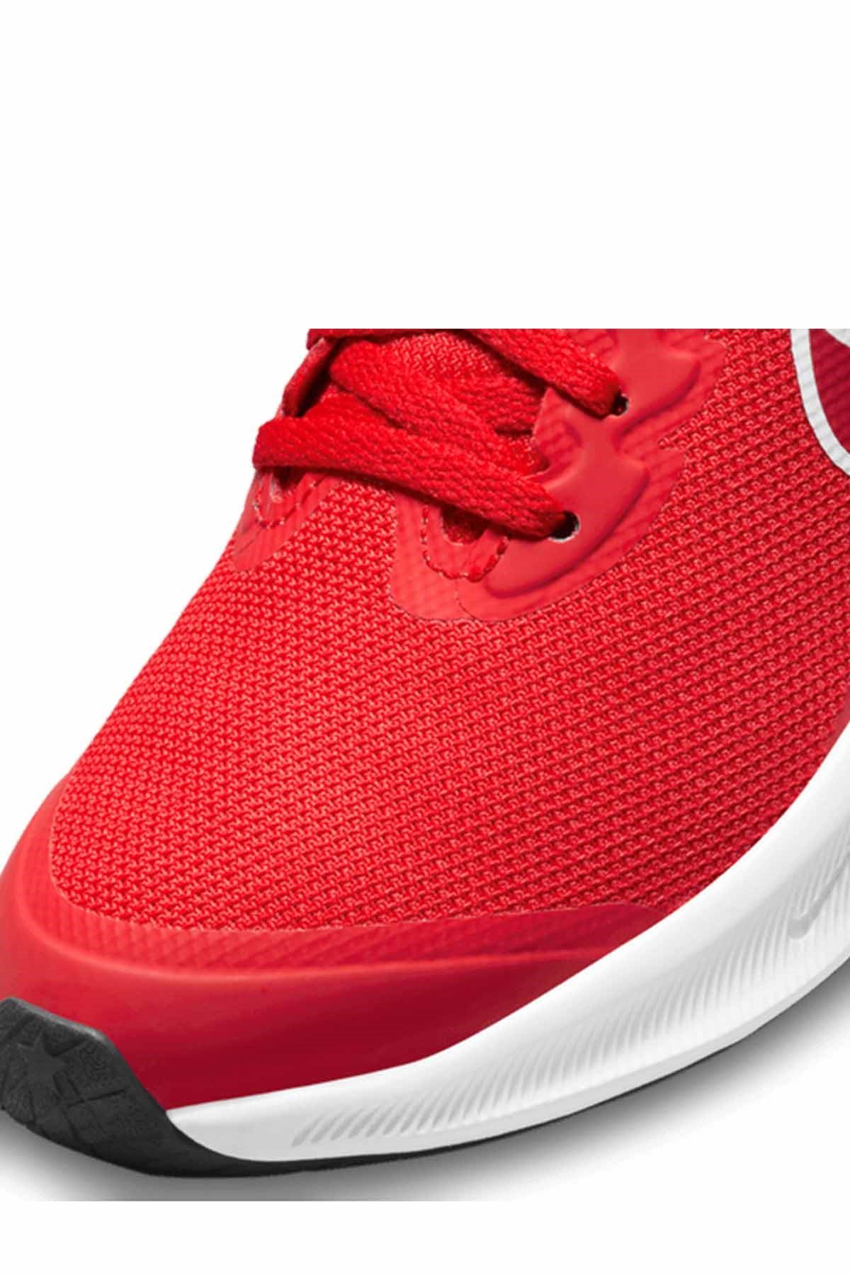 NIKEYürüyüş KoşuNike Star Runner 3 (Gs) Kadın Yürüyüş Koşu Ayakkabı DA2776-607-Kırmızı-Gr