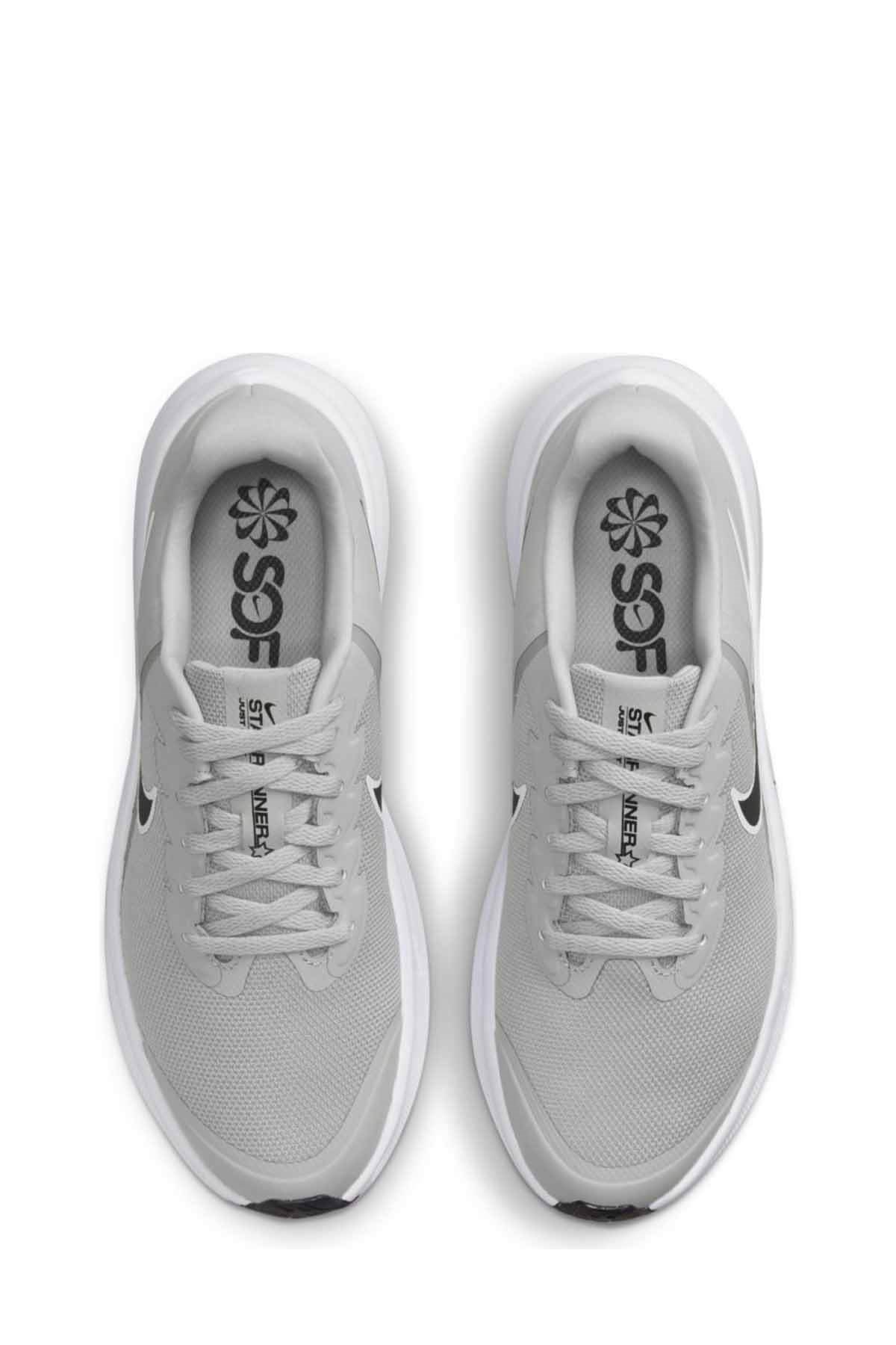 NIKEYürüyüş KoşuNike Star Runner 3 (Gs) Kadın Yürüyüş Koşu Ayakkabı DA2776-005-Gri