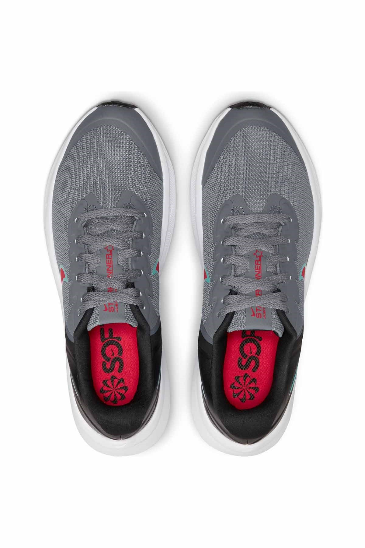 NIKEYürüyüş KoşuNike Star Runner 3 (Gs) Kadın Yürüyüş Koşu Ayakkabı DA2776-008-K.GRI