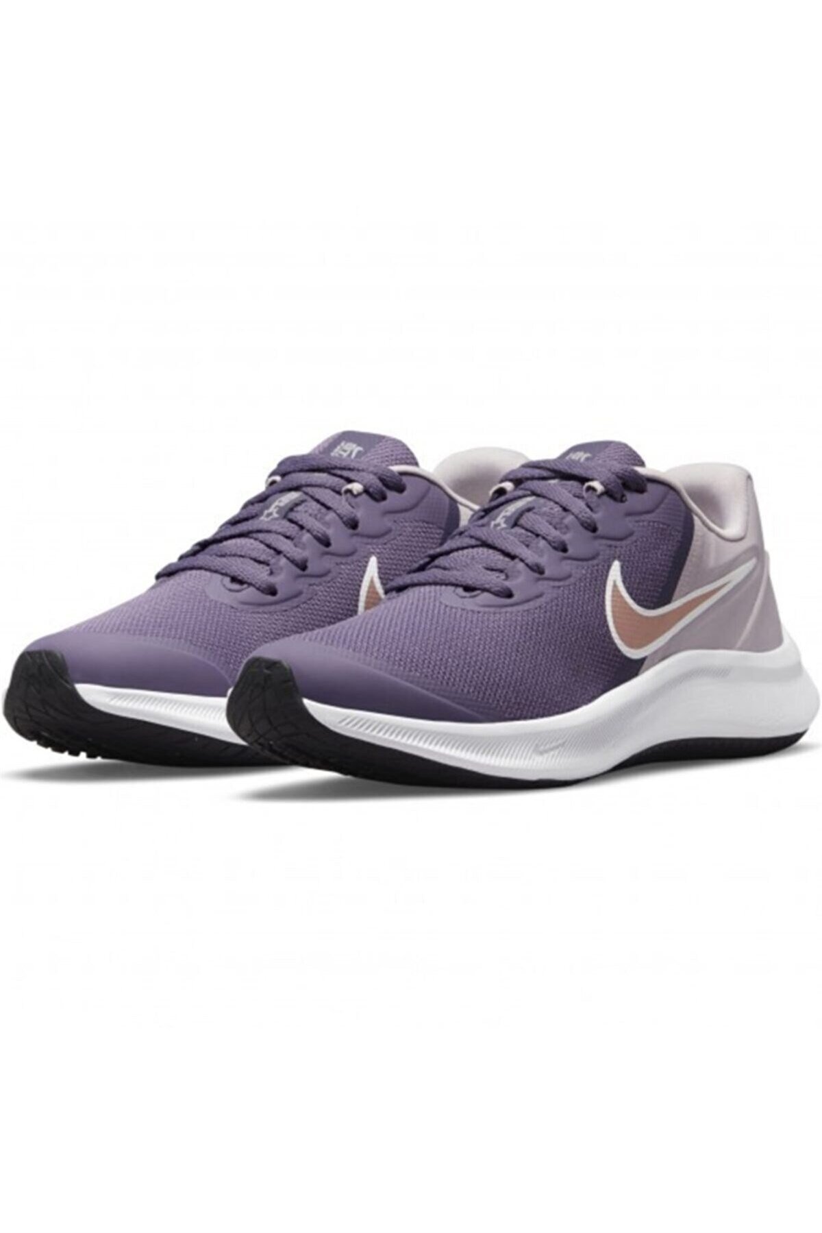NIKEYürüyüş KoşuNike Star Runner 3 (Gs) Kadın Yürüyüş Koşu Ayakkabı DA2776-501-MOR