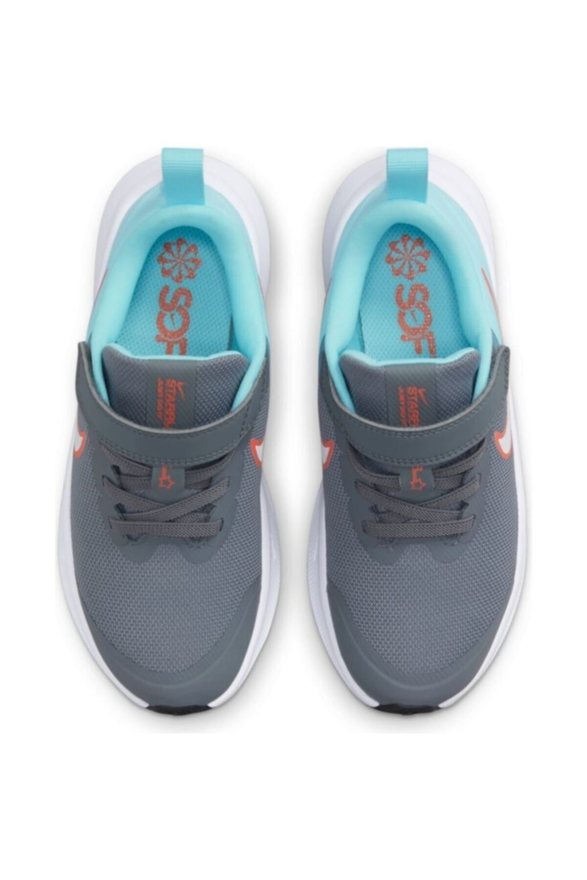 NIKEYürüyüş KoşuNike Star Runner 3 (Psv) Çocuk Yürüyüş Koşu Ayakkabı DA2777-007-Gri