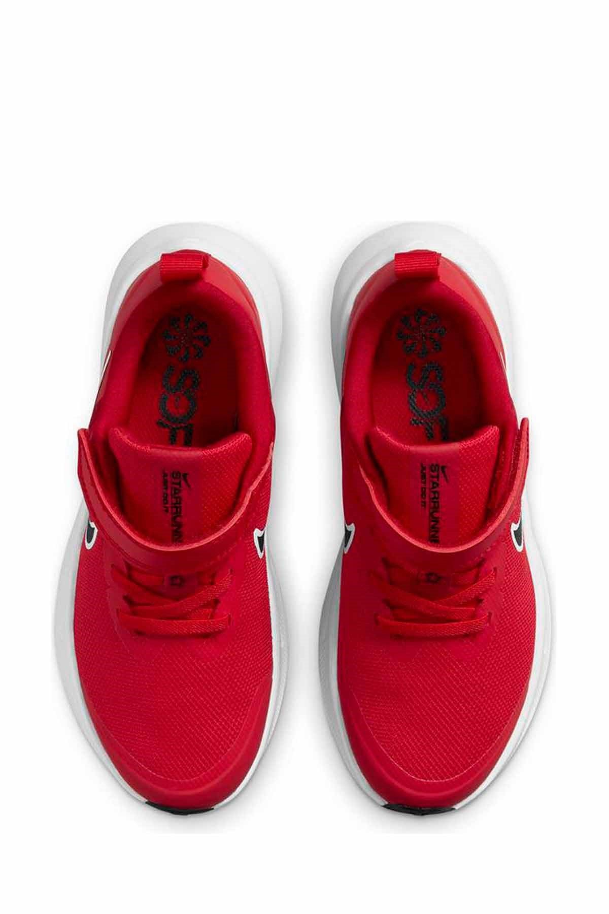 NIKEYürüyüş KoşuNike Star Runner 3 (Psv) Çocuk Yürüyüş Koşu Ayakkabı DA2777-602-Kırmızı