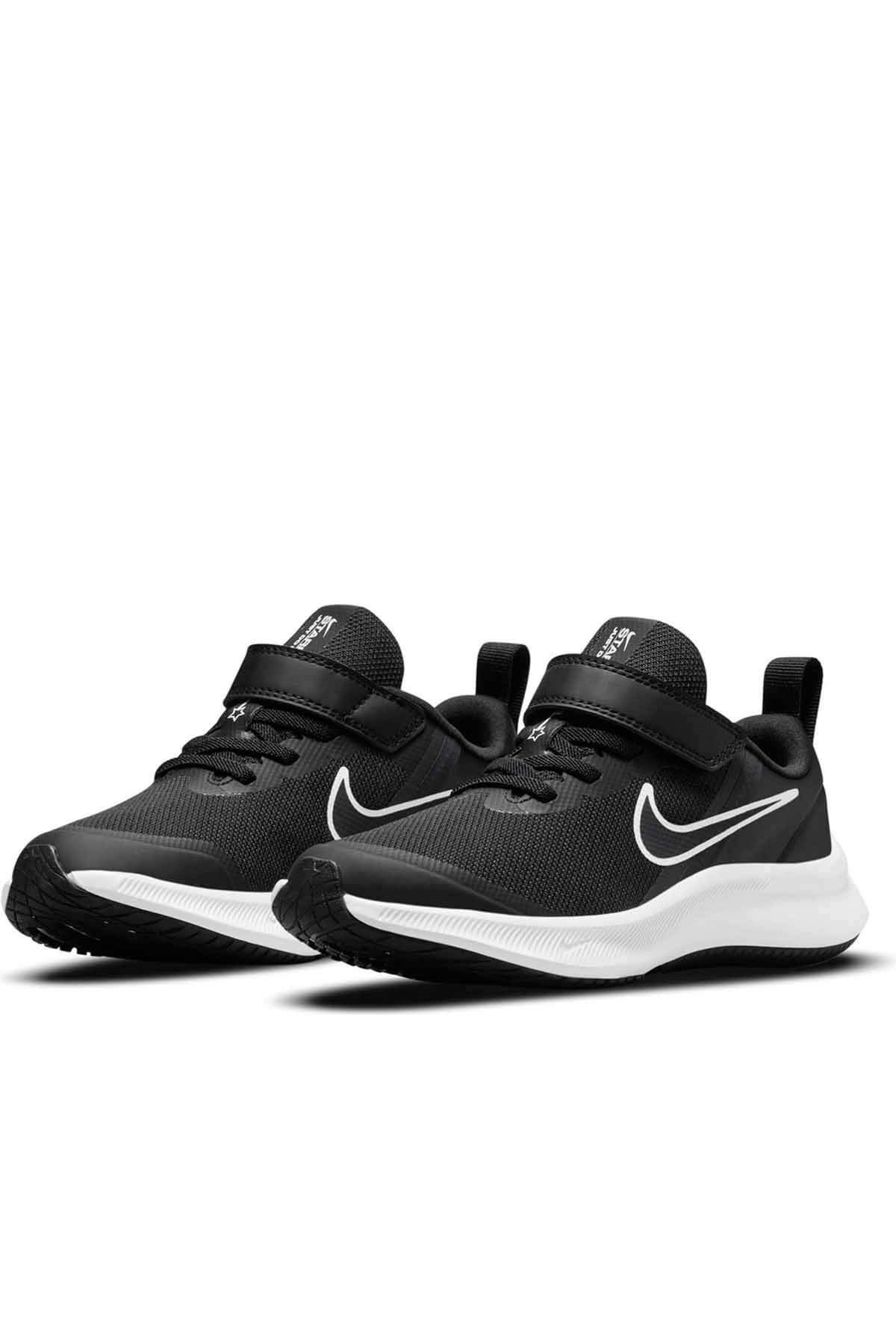 NIKEYürüyüş KoşuNike Star Runner 3 (Psv) Çocuk Yürüyüş Koşu Ayakkabı DA2777-003-SyhByz