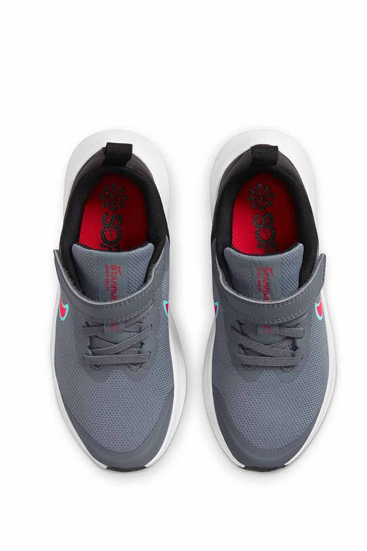 NIKEYürüyüş KoşuNike Star Runner 3 (Psv) Çocuk Yürüyüş Koşu Ayakkabı DA2777-008-K Gri