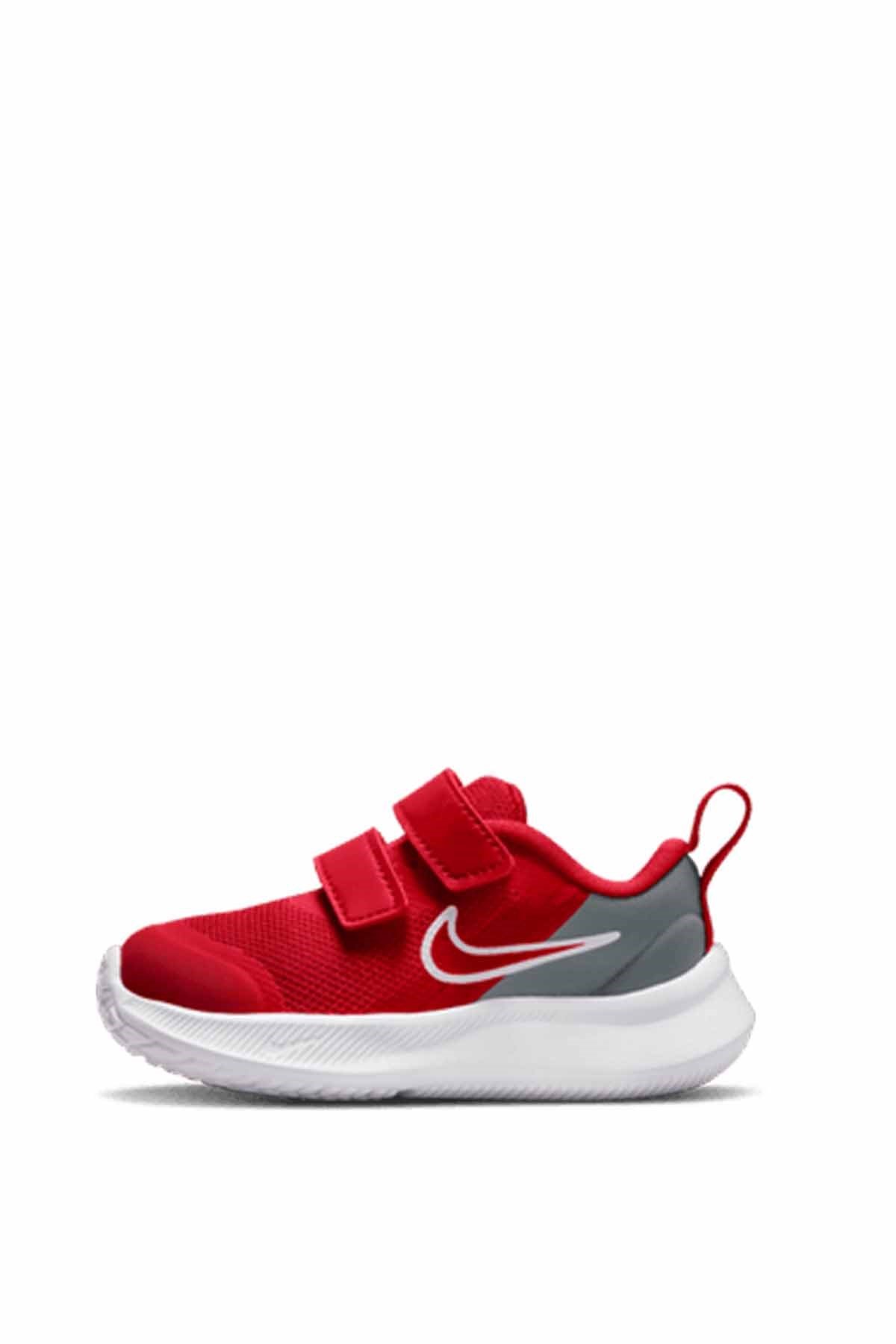 NIKEYürüyüş KoşuNike Star Runner 3 (Tdv) Çocuk Yürüyüş Koşu Ayakkabı DA2778-607-KIRMIZI