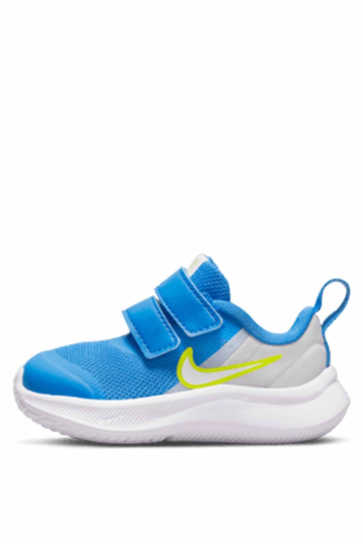 NIKEYürüyüş KoşuNike Star Runner 3 (Tdv) Çocuk Yürüyüş Koşu Ayakkabı DA2778-009-MAVİ