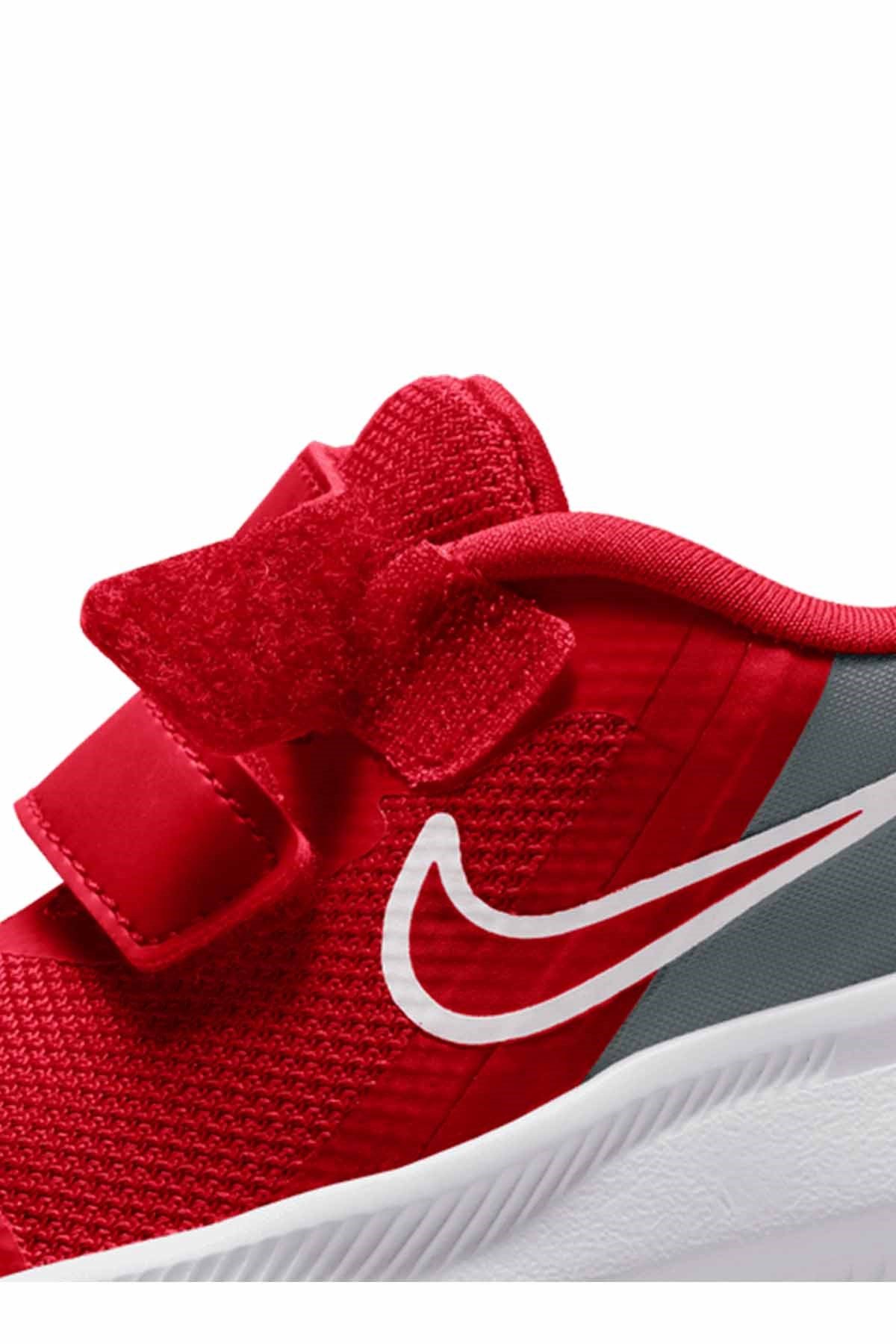 NIKEYürüyüş KoşuNike Star Runner 3 (Tdv) Çocuk Yürüyüş Koşu Ayakkabı DA2778-607-KIRMIZI