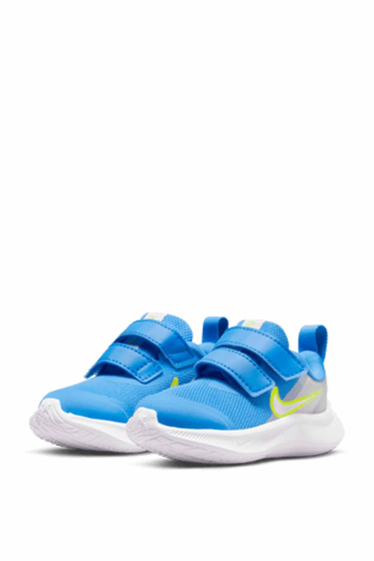 NIKEYürüyüş KoşuNike Star Runner 3 (Tdv) Çocuk Yürüyüş Koşu Ayakkabı DA2778-009-MAVİ