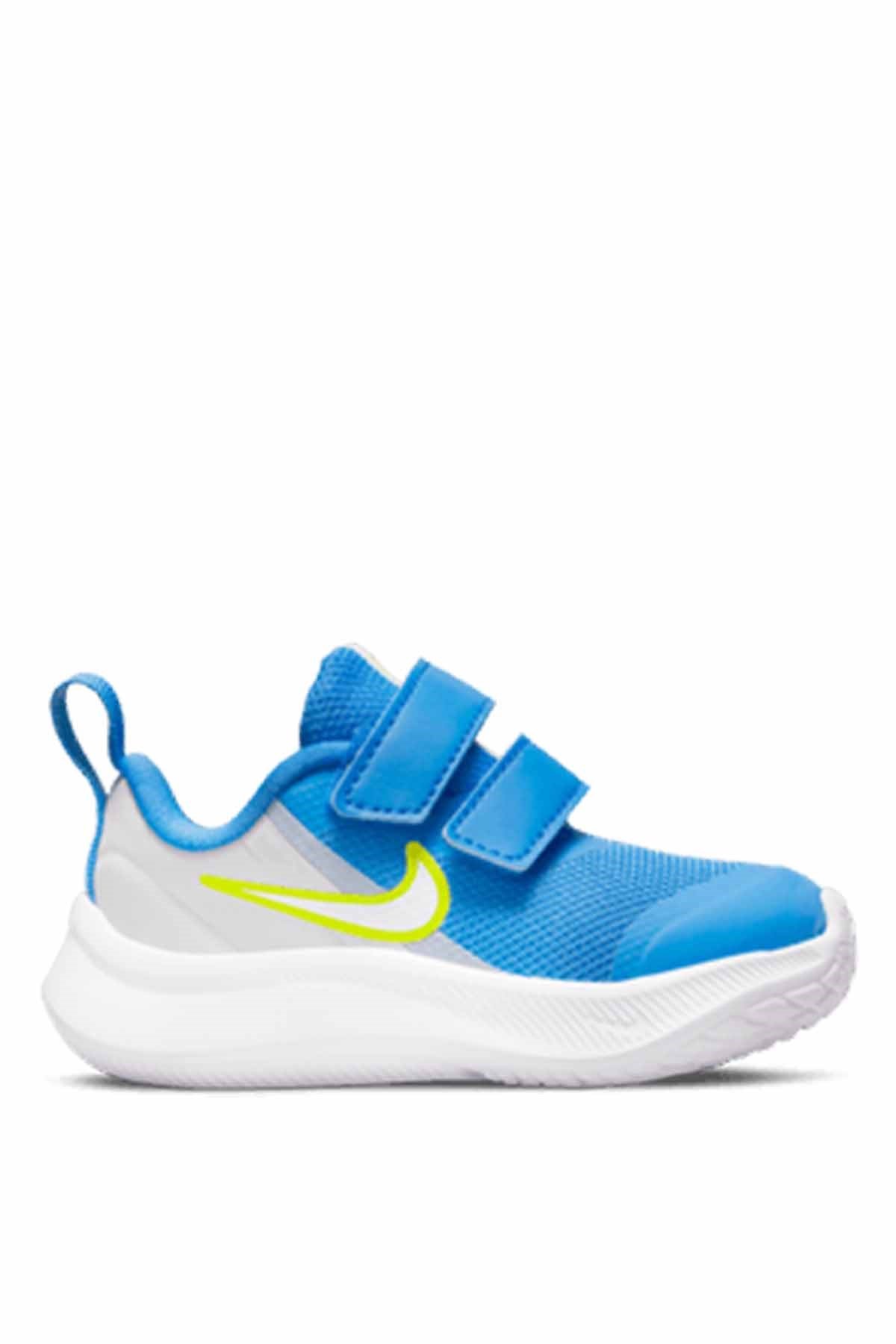 NIKEYürüyüş KoşuNike Star Runner 3 (Tdv) Çocuk Yürüyüş Koşu Ayakkabı DA2778-009-MAVİ