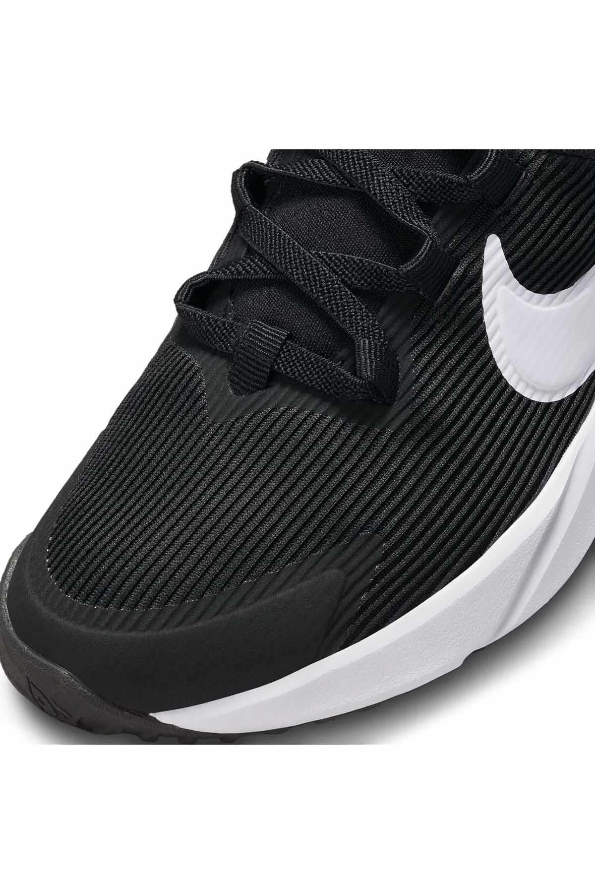 NIKEYürüyüş KoşuNike Star Runner 4 V1  (Psv) Çocuk Yürüyüş Koşu Ayakkabı DX7614-001-Siyah-Byz