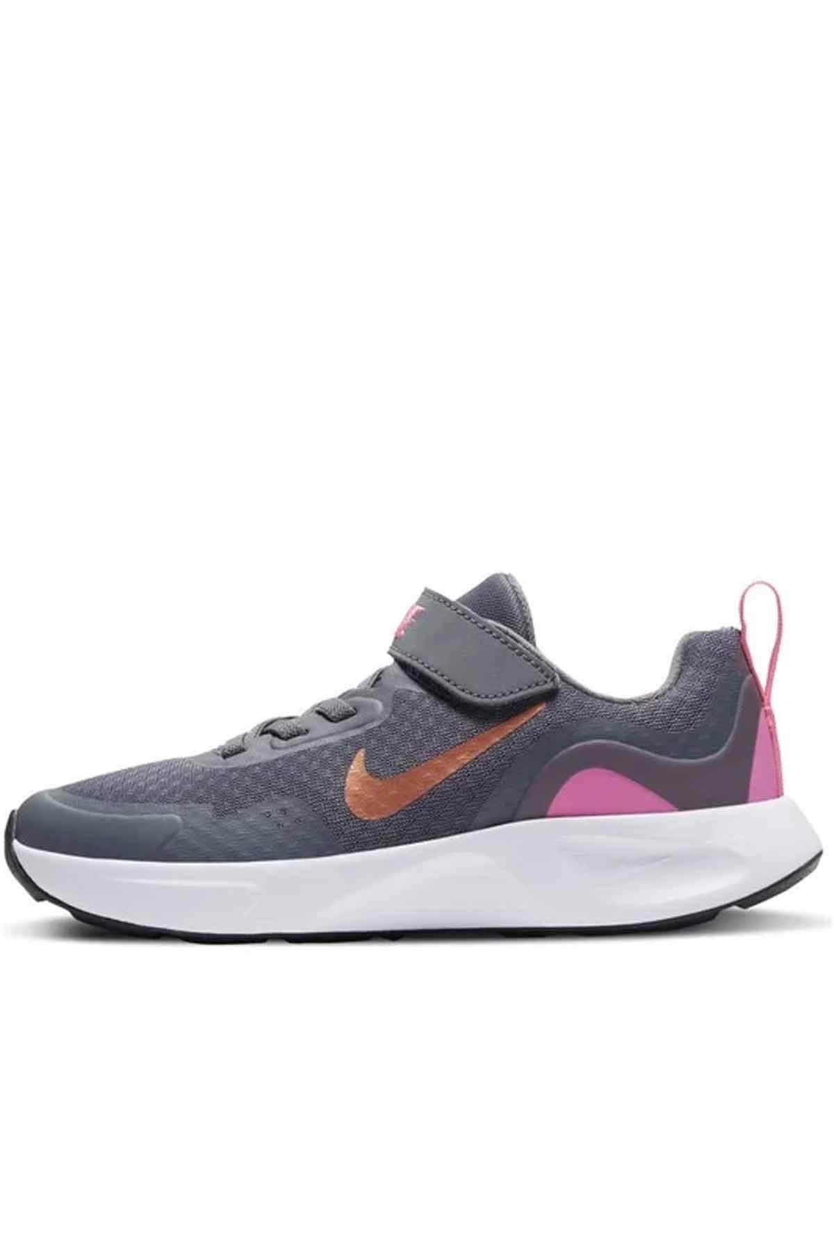 NIKEYürüyüş KoşuNike Wearallday (Ps) Çocuk Yürüyüş Koşu Ayakkabı CJ3817-006-Gri