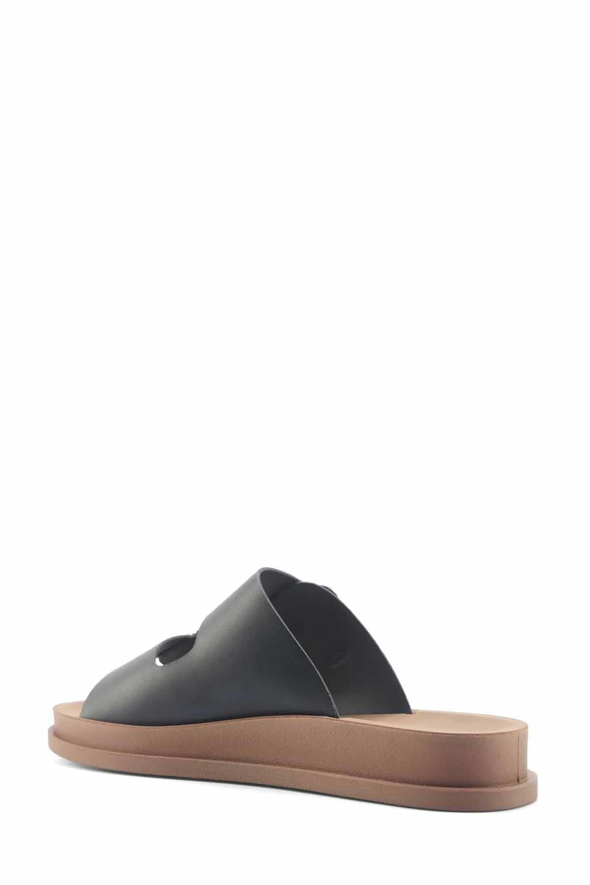 POLARİSTerlikPolari Kadın Terlik Kadın Terlik Ayakkabı 470063SIYAH