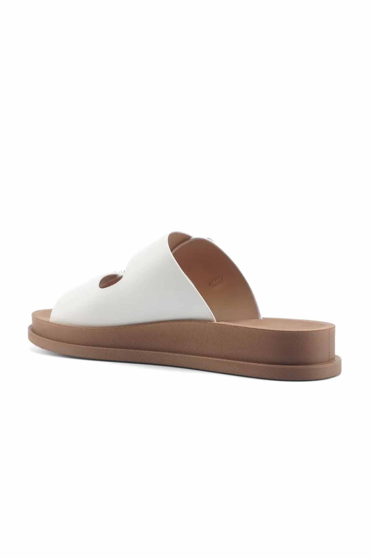 POLARİSTerlikPolari Kadın Terlik Kadın Terlik Ayakkabı 470063BEYAZ
