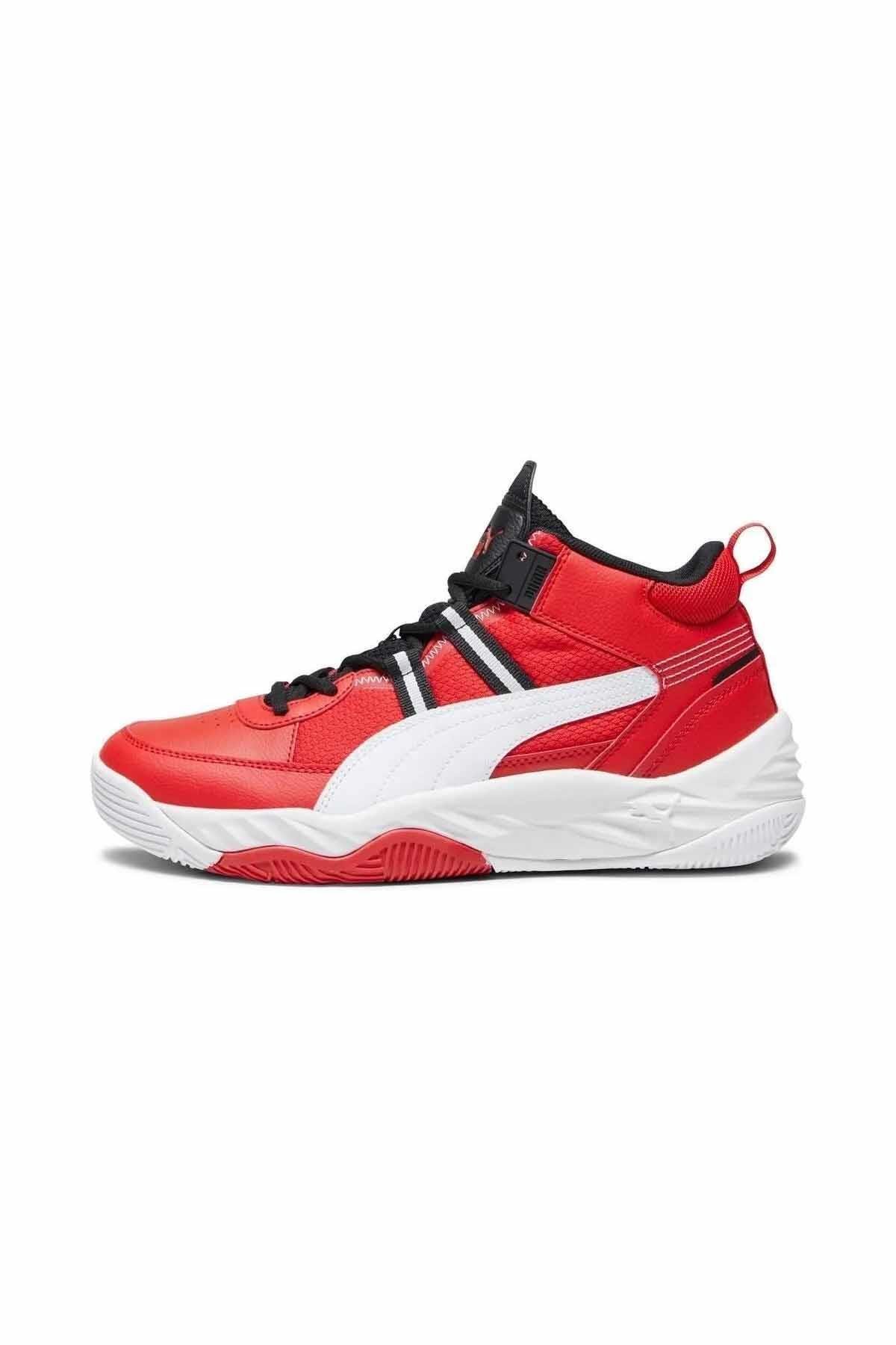PUMA BasketbolPuma Basketbol Ayakkabısı Rebound Fature Erkek Basketbol Ayakkabı 392329-05 KIRMIZI