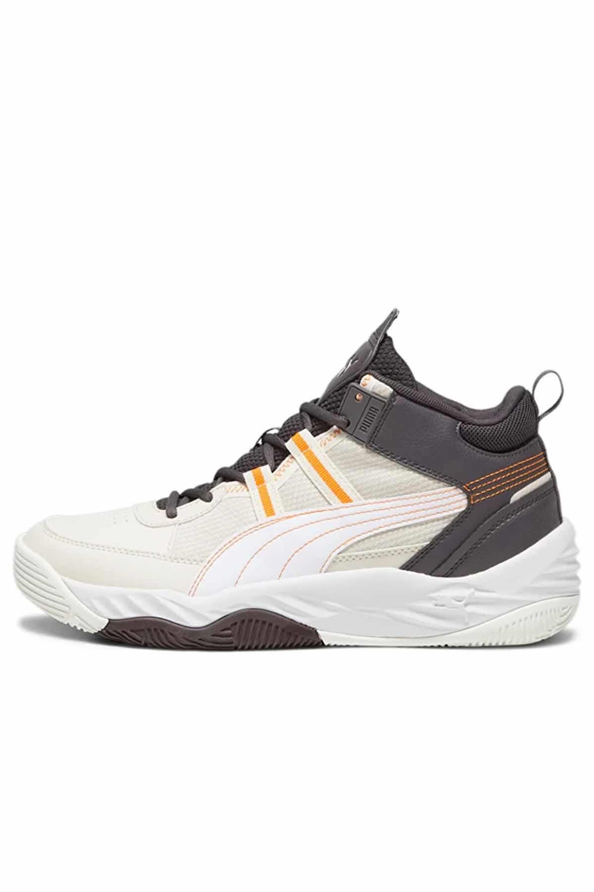 PUMA BasketbolPuma Basketbol Ayakkabısı Rebound Fature Erkek Basketbol Ayakkabı 392329-04 Bej