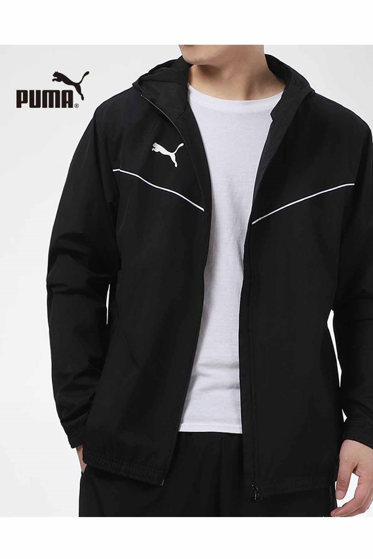 PUMACeketPuma Erkek Çeket Rüzgarlık Erkek Ceket 657396-03 SIYAH