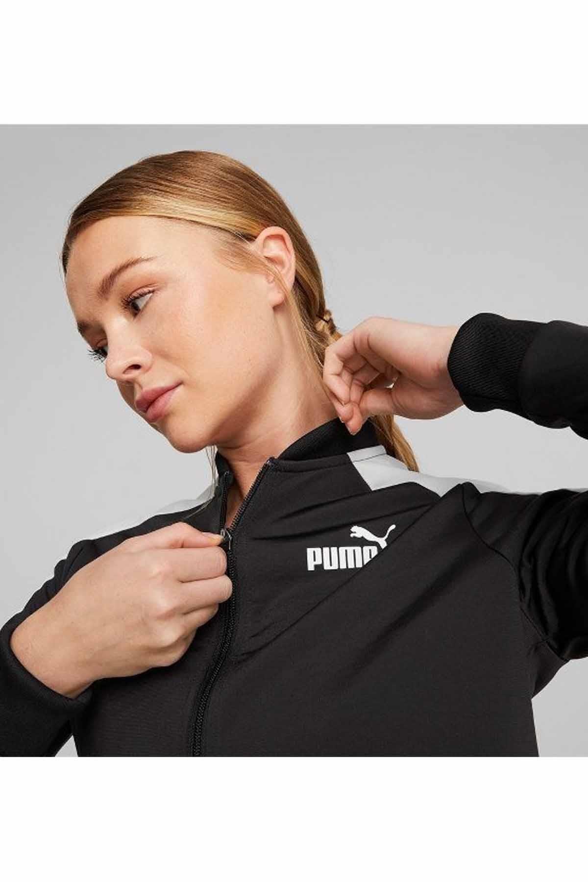 PUMAEşofman TakımPuma Baseball Tricot Suit Erkek Eşofman Takım 673700-01 SIYAH-BYZ