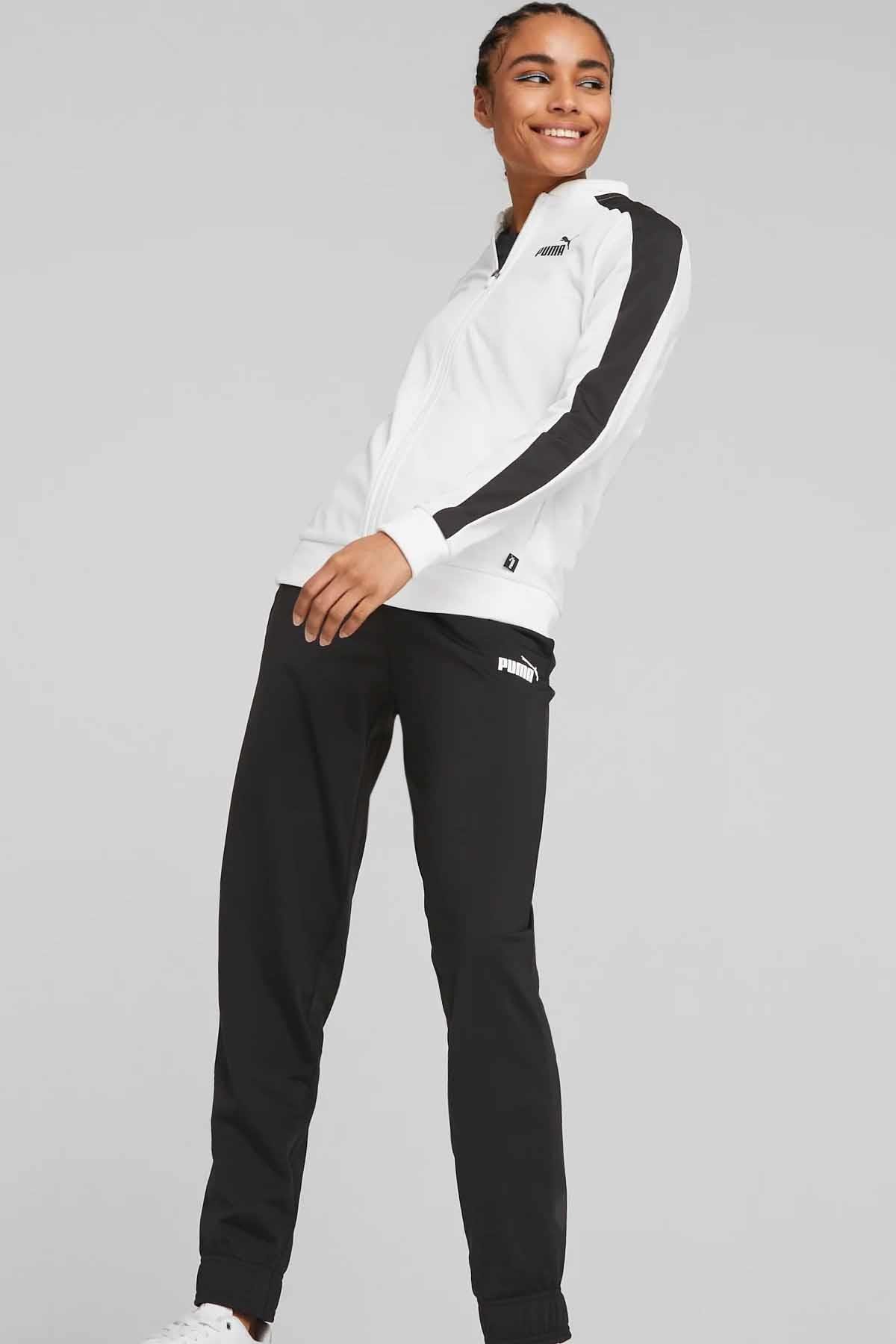 PUMAEşofman TakımPuma Baseball Tricot Suit Erkek Eşofman Takım 673700-02 BEYAZ-SYH