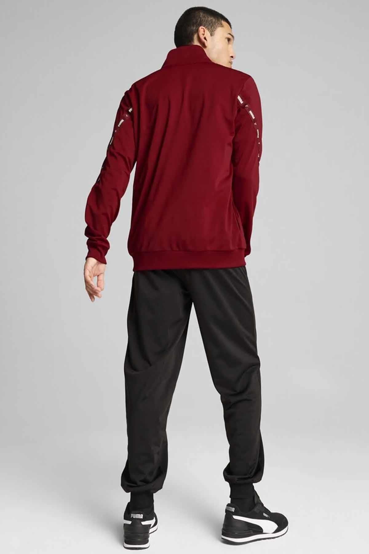 PUMAEşofman TakımPuma Erkek Eşefman Takımı Poly Tape Suit Unisex Eşofman Takım 681895-13 BORDO