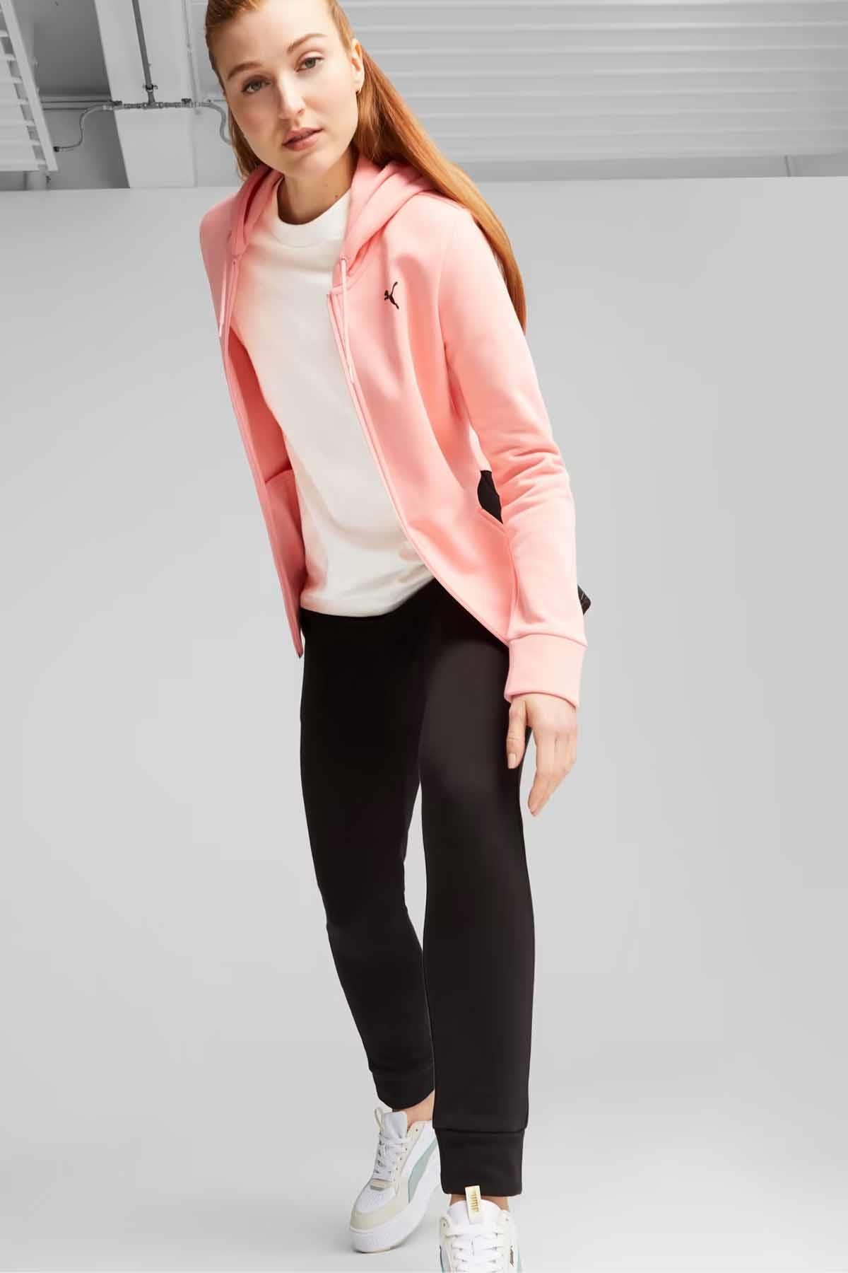 PUMAEşofman TakımPuma Kadın Pamuk Kumaş Kadın Eşofman Takım 622637-63 PEMBE