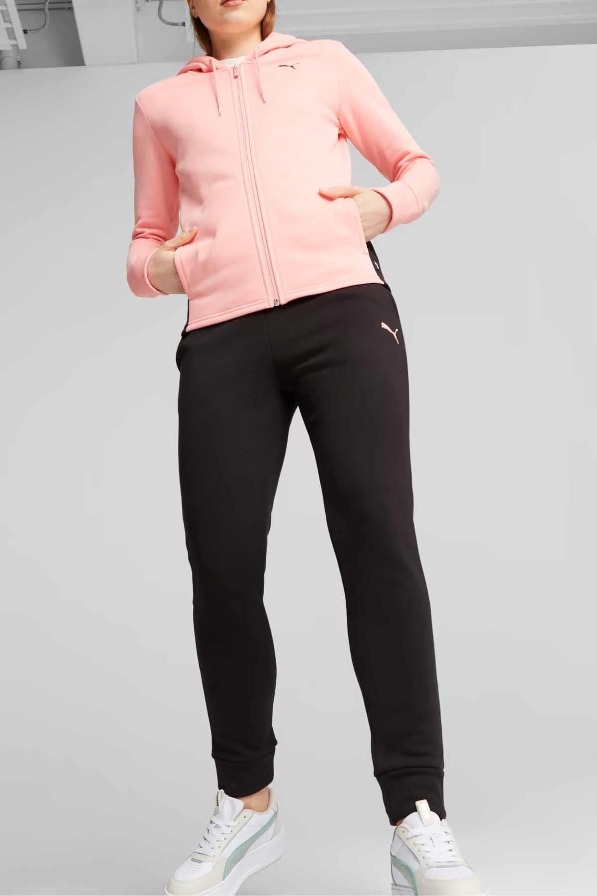 PUMAEşofman TakımPuma Kadın Pamuk Kumaş Kadın Eşofman Takım 622637-63 PEMBE