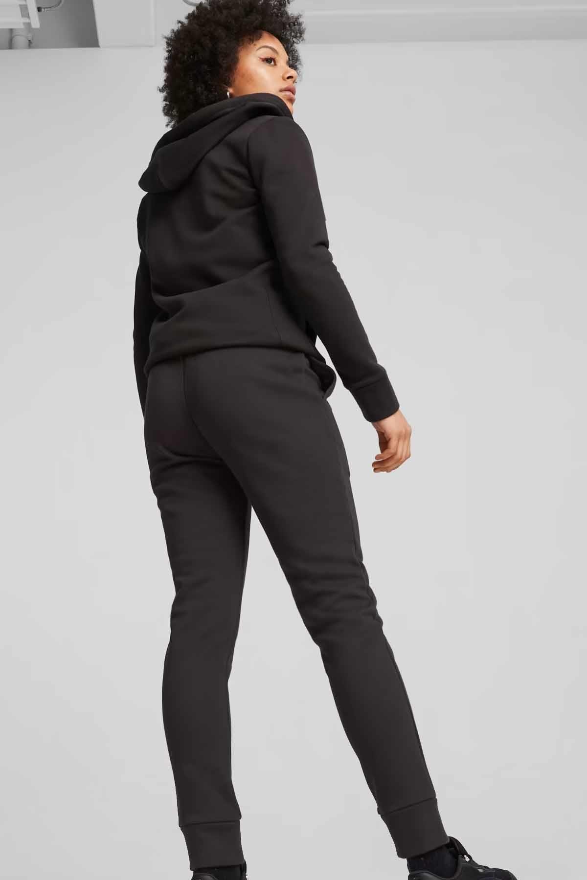 PUMAEşofman TakımPuma Kadın Pamuklu Kumaş Kadın Eşofman Takım 622637-01 SIYAH