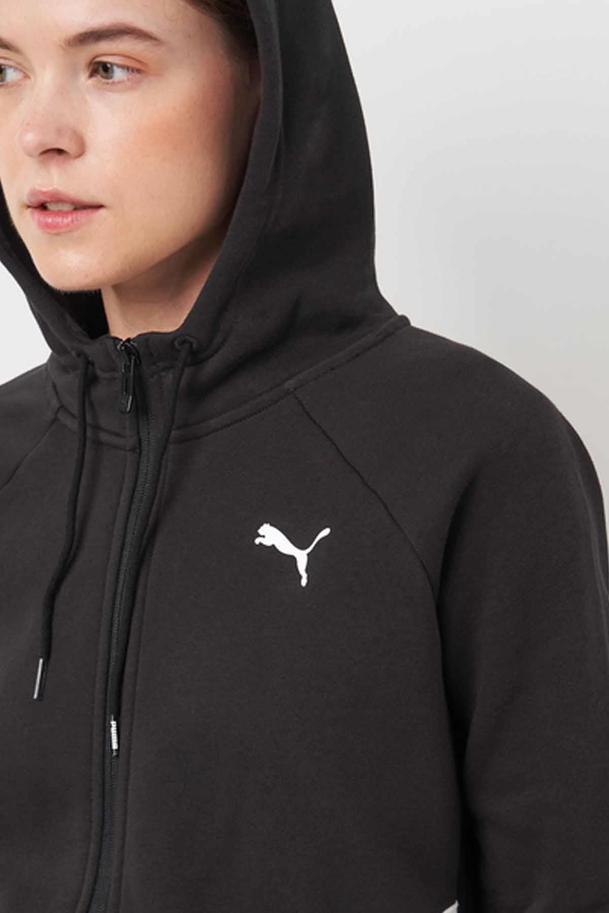 PUMAEşofman TakımPuma Kadın Pamuklu Kumaş Eşofman Takımı Kadın Eşofman Takım 683035-01 SIYAH