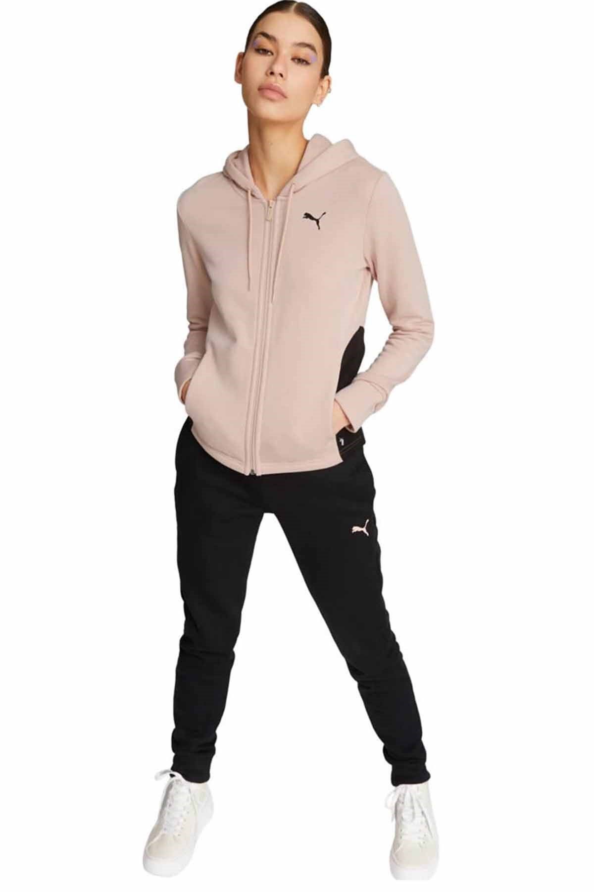 PUMAEşofman TakımPuma Pamuklu Kumaş Kadın Eşofman Takım 670022 47 Rose Quart