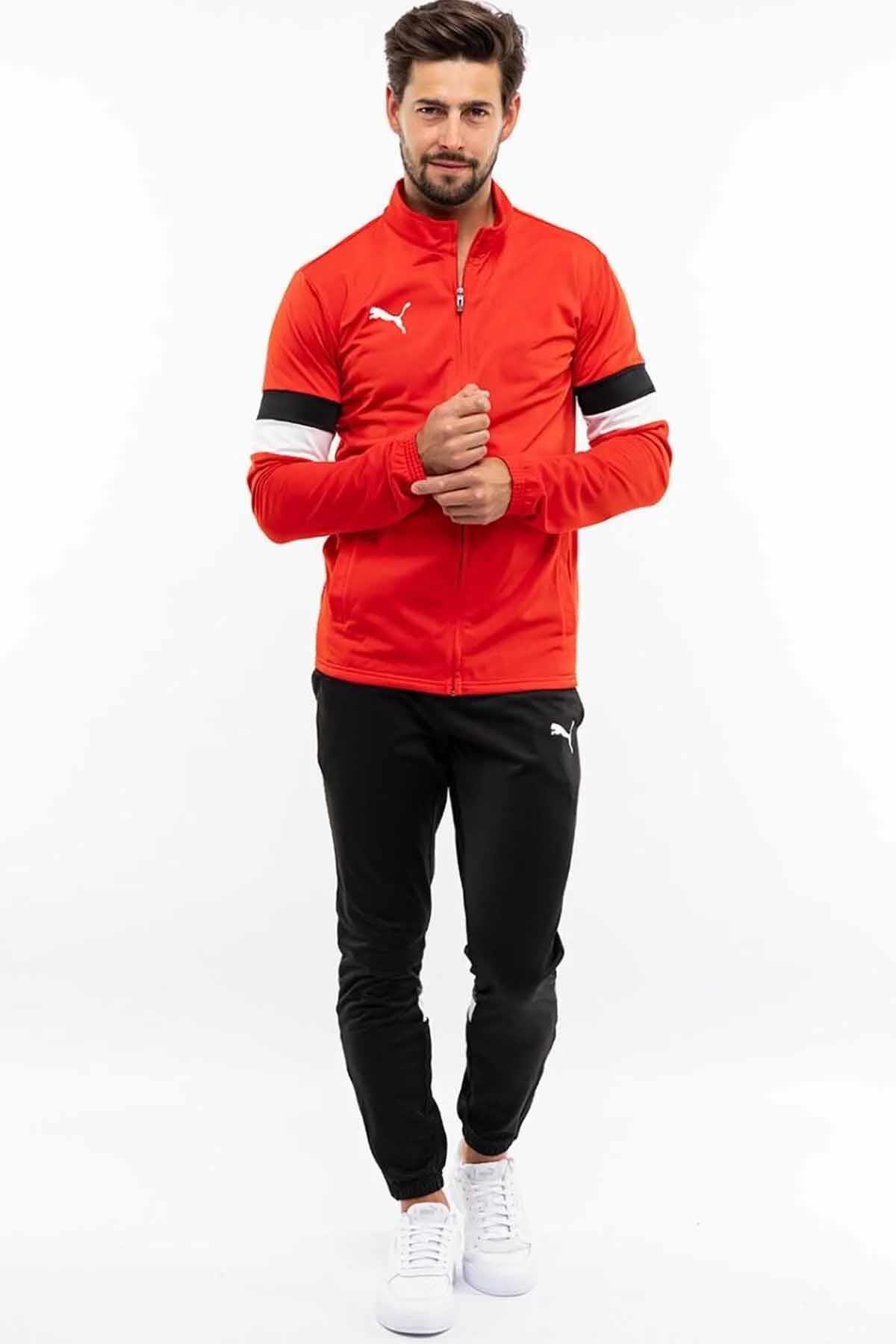PUMAEşofman TakımPuma TeamRise Tracksuit Erkek Eşofman Takım 658653-01 KIRMIZI