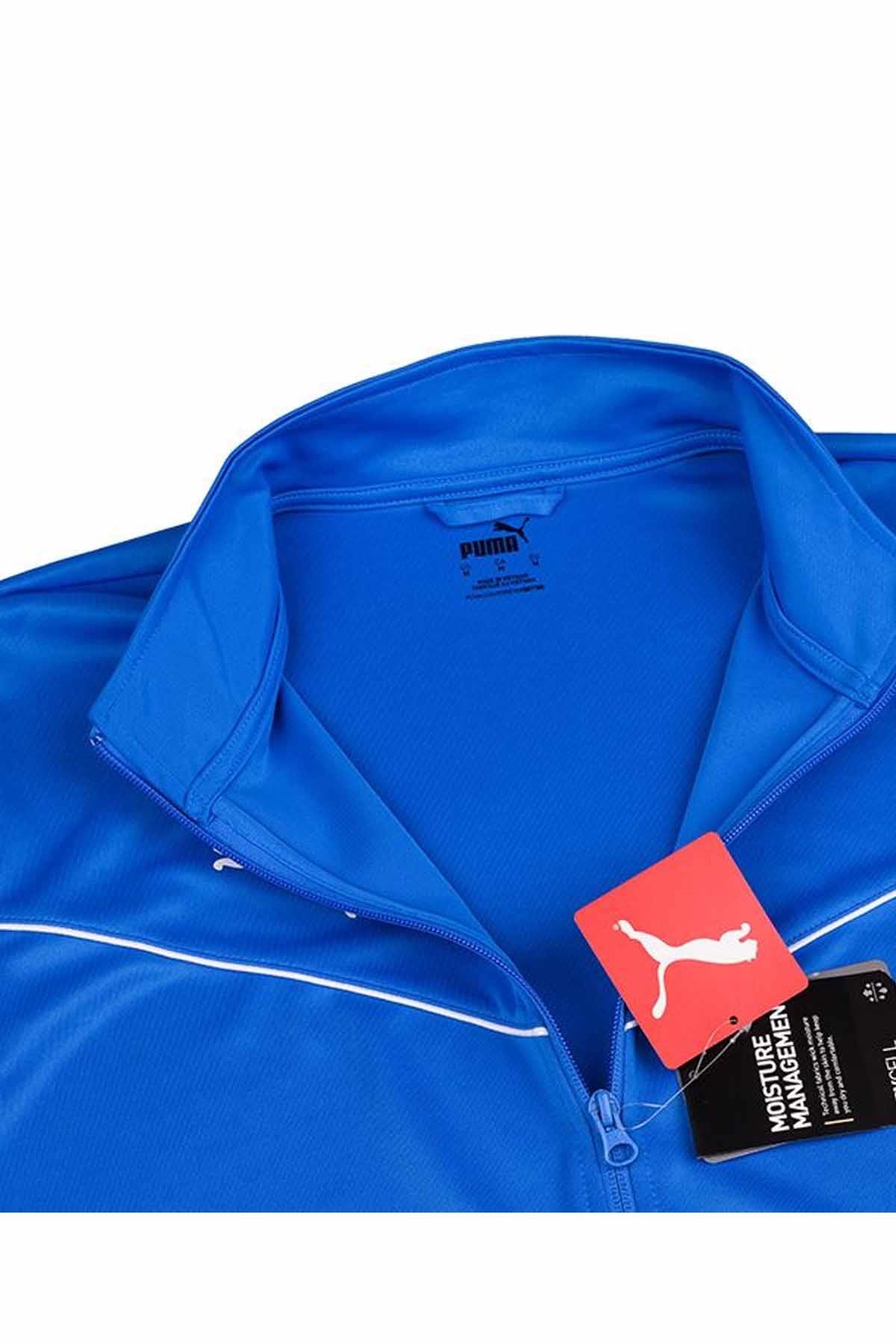 PUMAEşofman ÜstPuma Team Rise Poly Erkek Eşofman Üst 657392-02 MAVİ