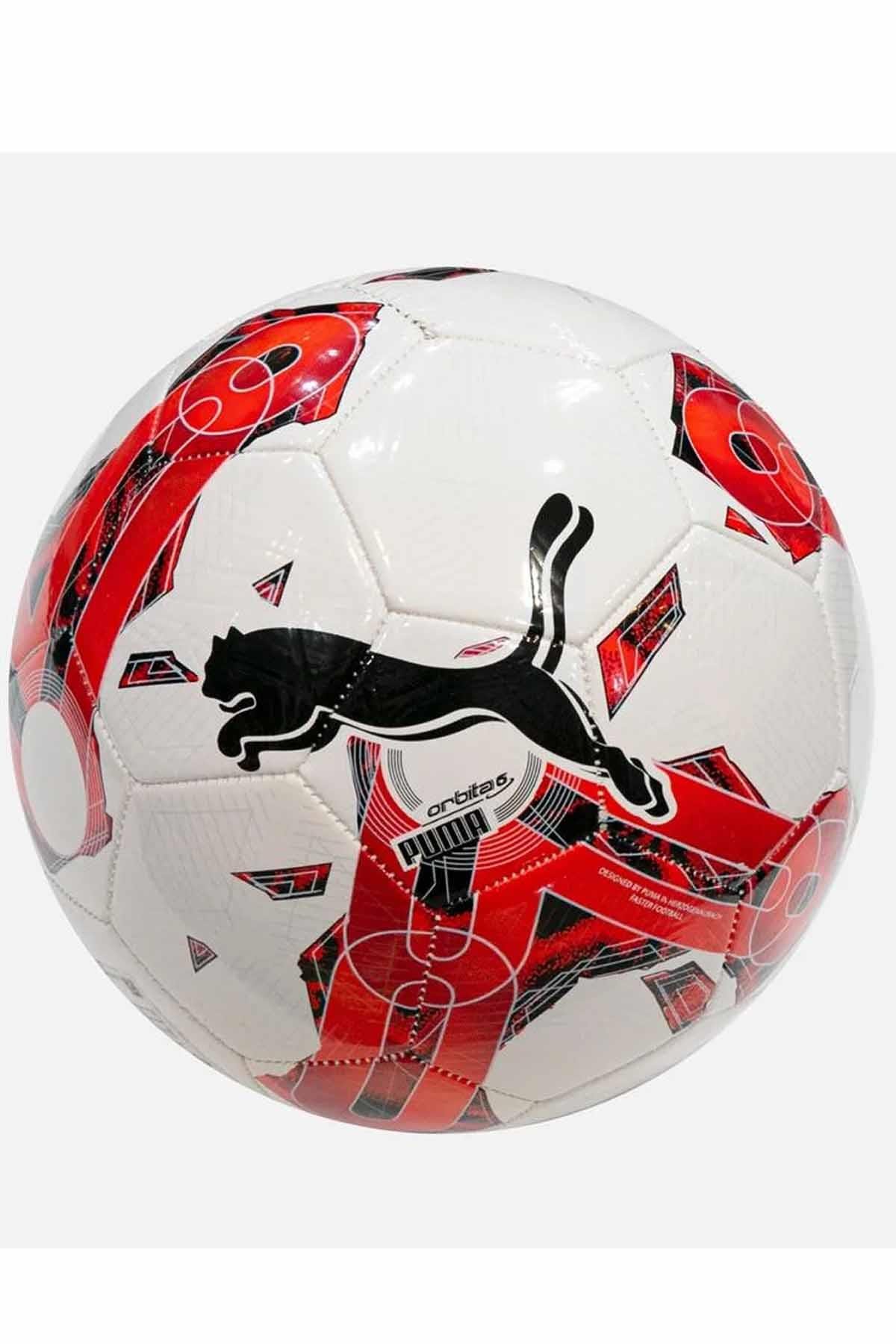 PUMAFutbol TopuPuma Orbita 6 MS Unisex Futbol Topu 083787 02 beyaz/krmz