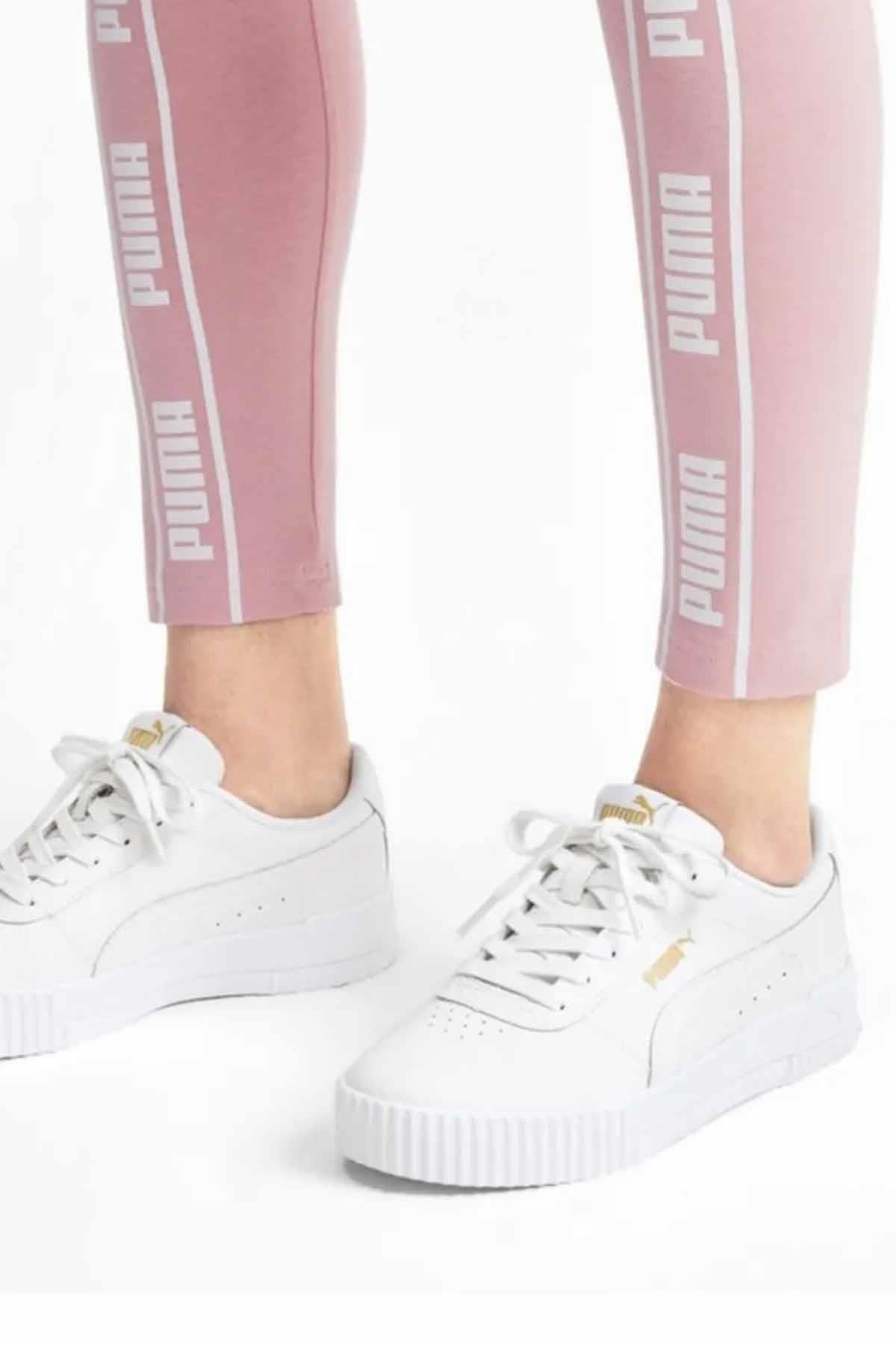 PUMAGünlük SporPuma Carina Lux L Kadın Günlük Spor Ayakkabı 370281-02 BEYAZ