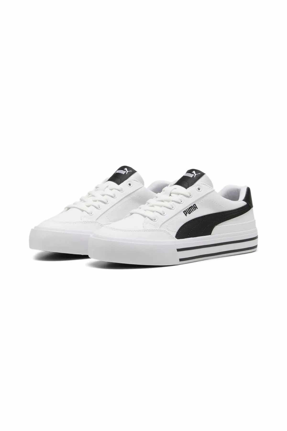 PUMAGünlük SporPuma Court Classic Vulc Erkek Günlük Spor Ayakkabı 396353-02 BEYAZ-SYH