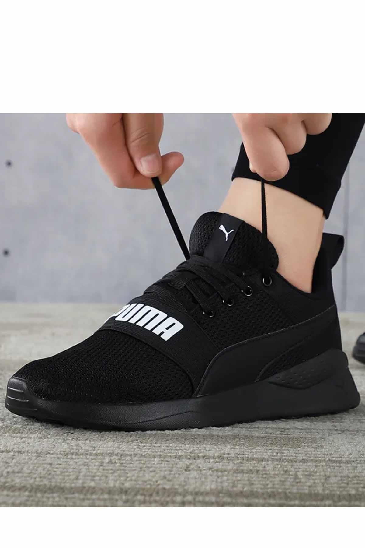 PUMAGünlük SporPuma Erkek Sneakers Anzarun Bold Unisex Günlük Spor Ayakkabı 372362-01-1 Siyah