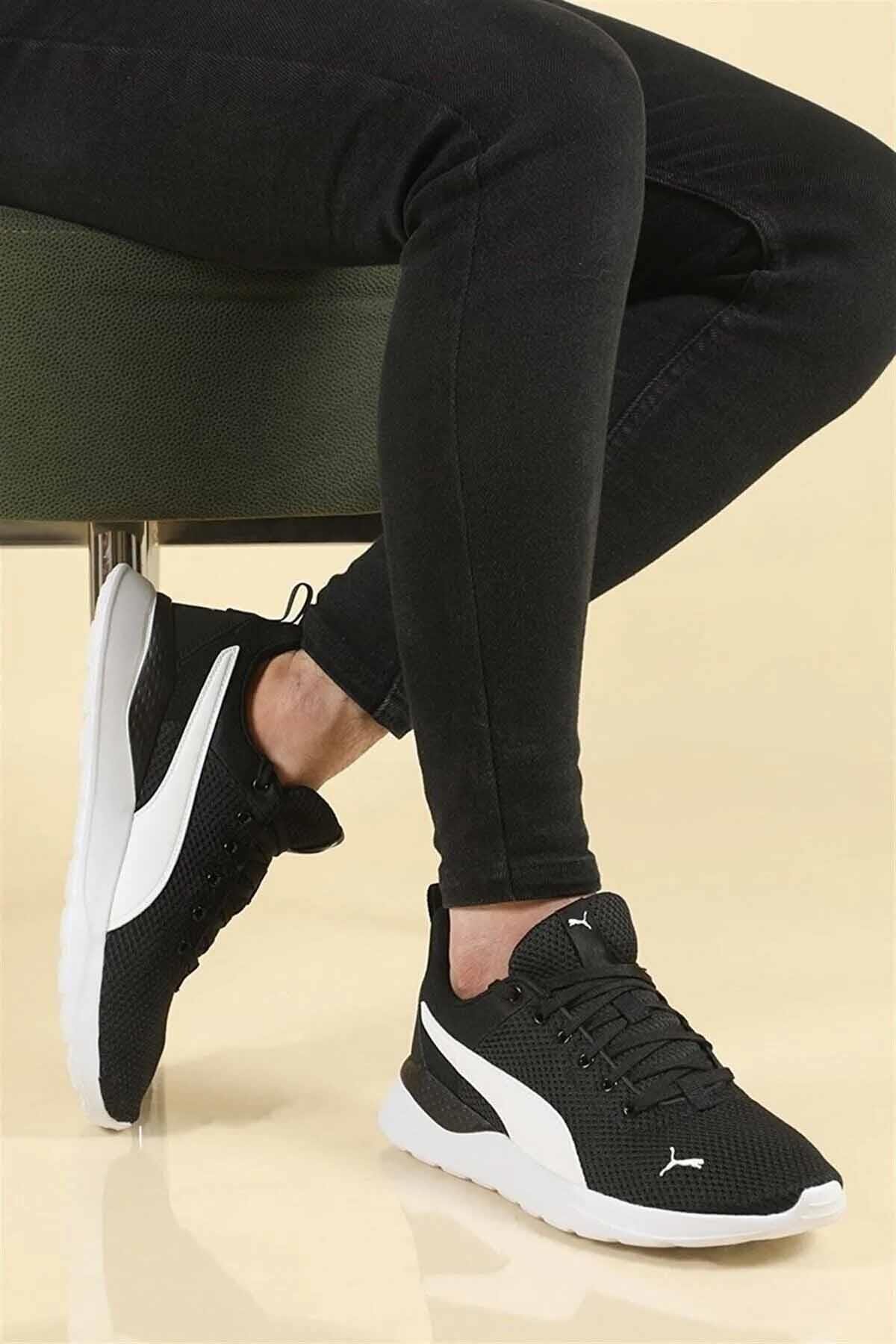 PUMAGünlük SporPuma Erkek Spor Ayakkabı Anzarun B-9 Unisex Günlük Spor Ayakkabı 371128 02RS-2 Siyah