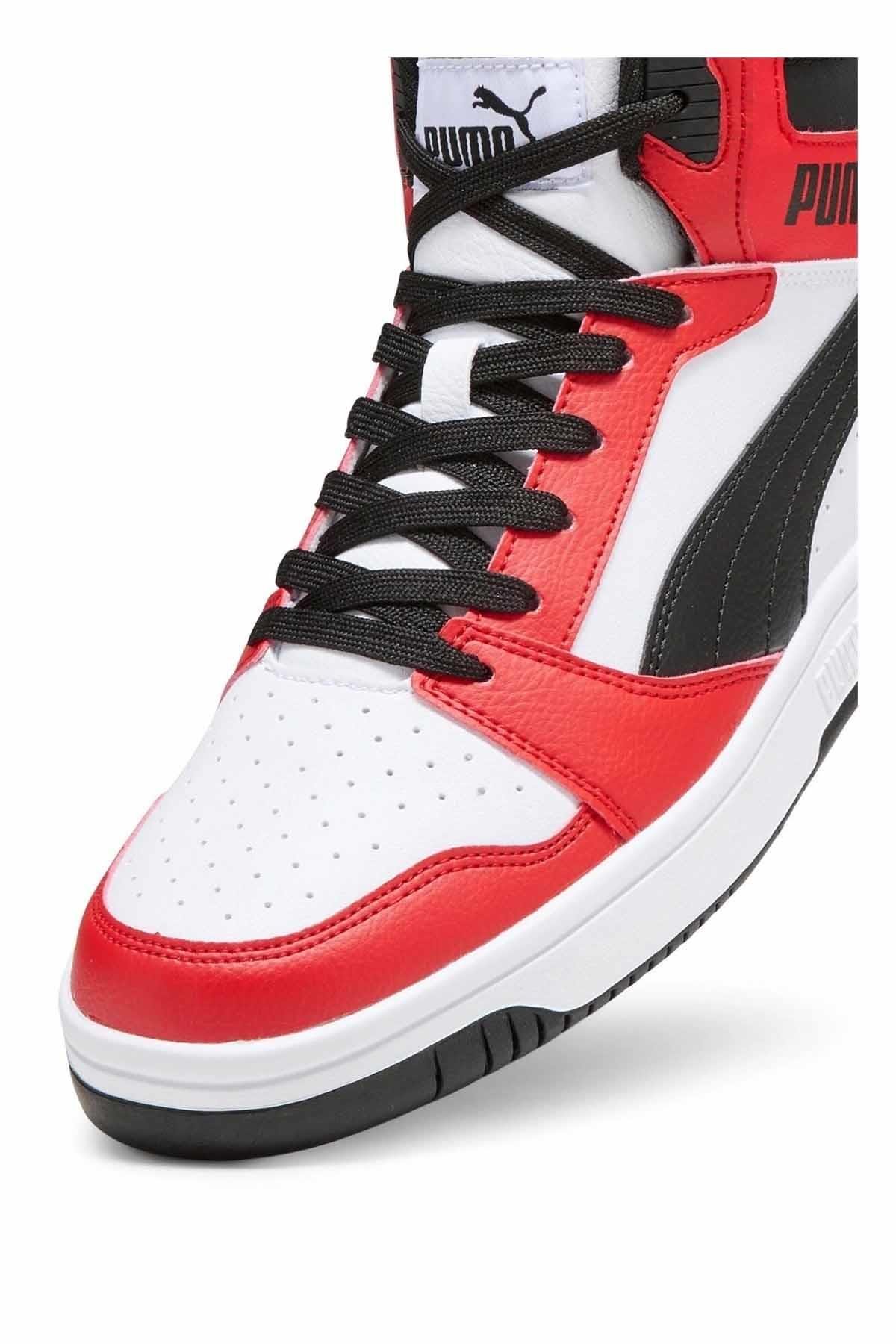 PUMAGünlük SporPuma Rebound V6 Unisex Günlük Spor Ayakkabı 392326-04 Siyah-Krmz