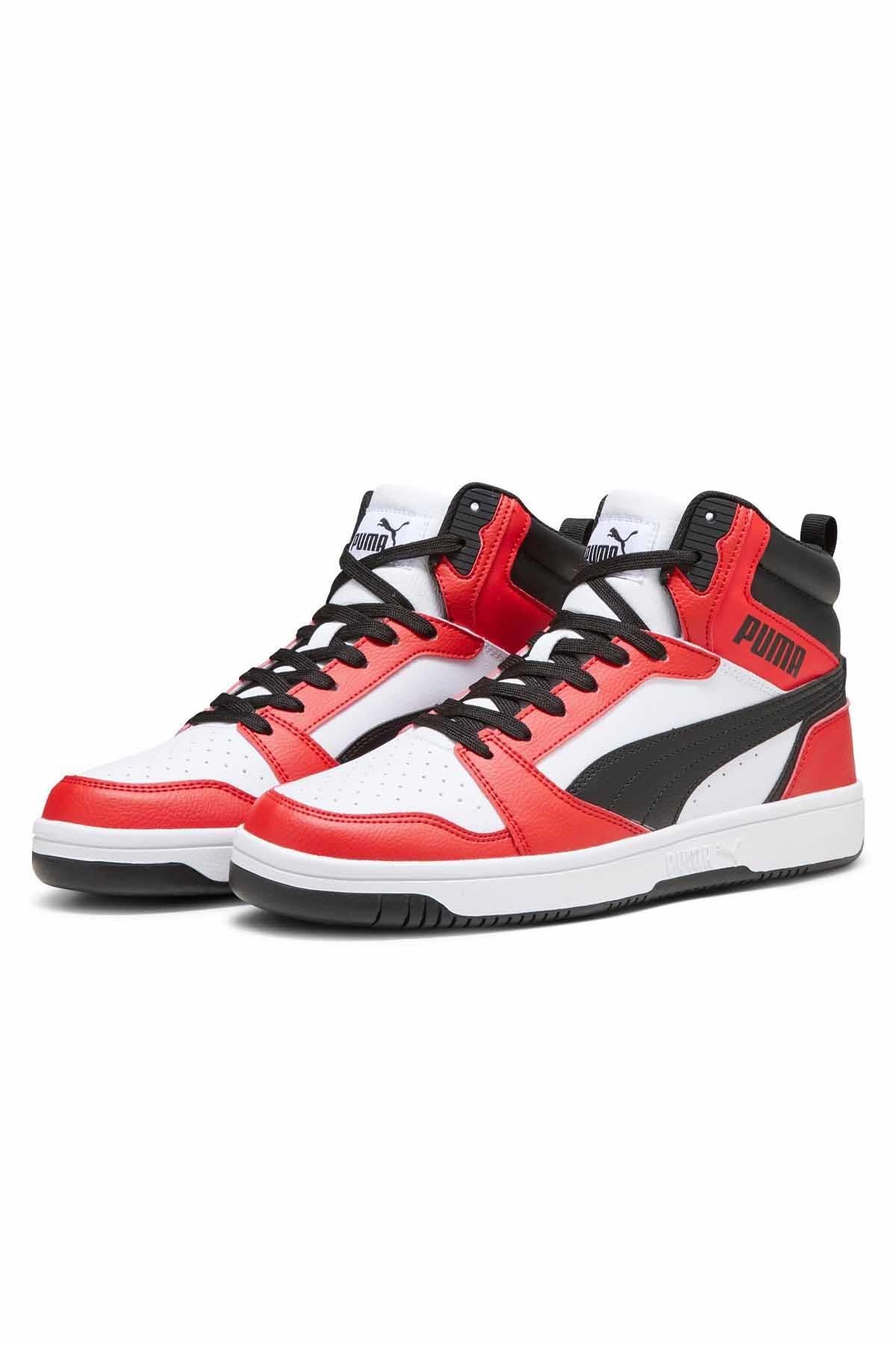 PUMAGünlük SporPuma Rebound V6 Unisex Günlük Spor Ayakkabı 392326-04 Siyah-Krmz