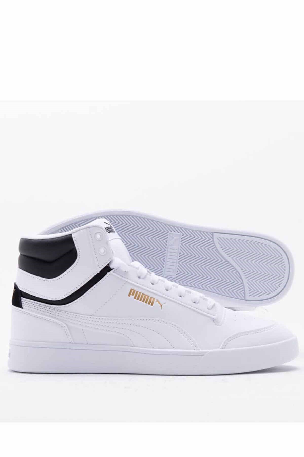 PUMAGünlük SporPuma Shuffle Mid Unisex Günlük Spor Ayakkabı 380748 01 BEYAZ-SYH