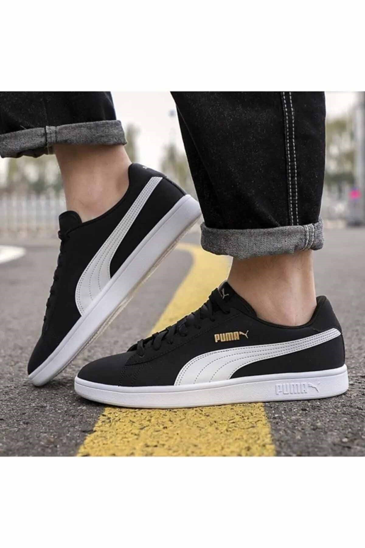 PUMAGünlük SporPuma Smash Buck V2 Tdp Unisex Günlük Spor Ayakkabı 382612 07 Siyah