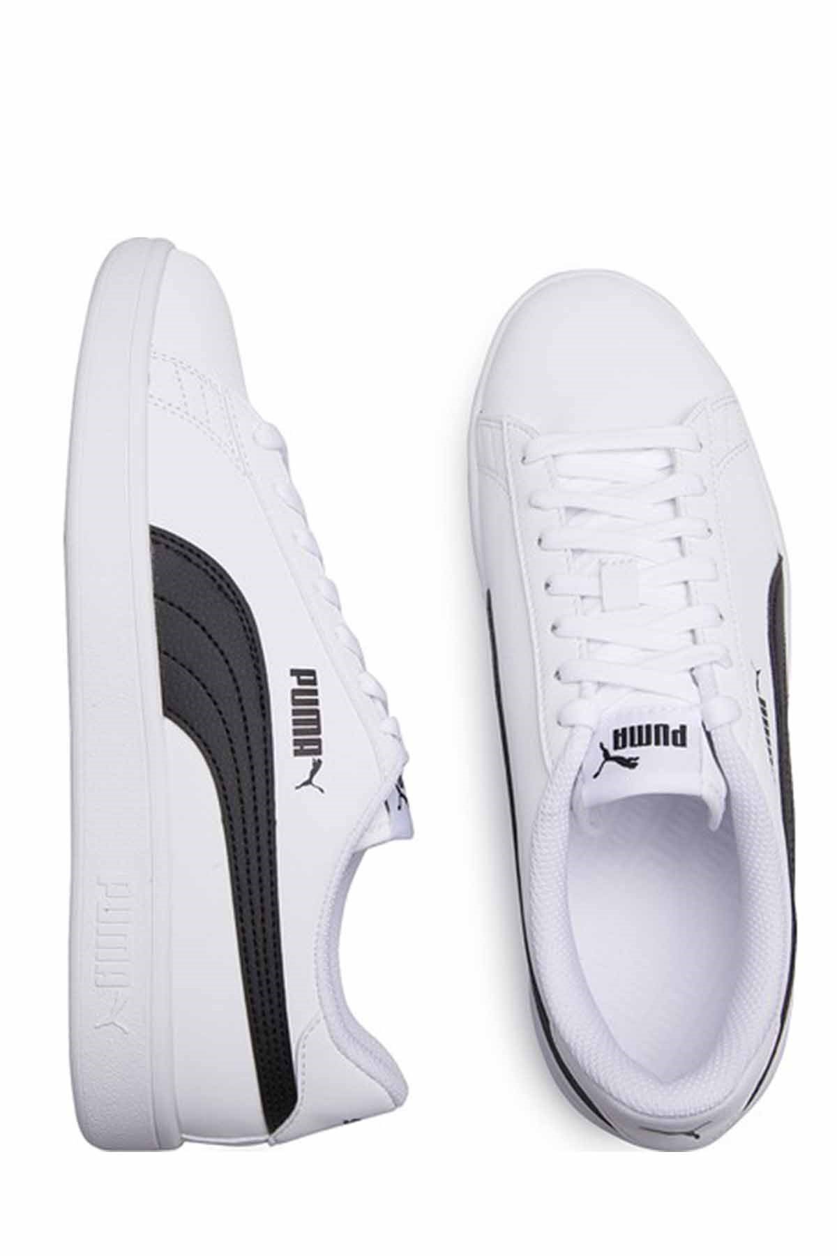 PUMAGünlük SporPuma Smash v2 Buck Erkek Günlük Spor Ayakkabı 365160 07 BEYAZ-SYH