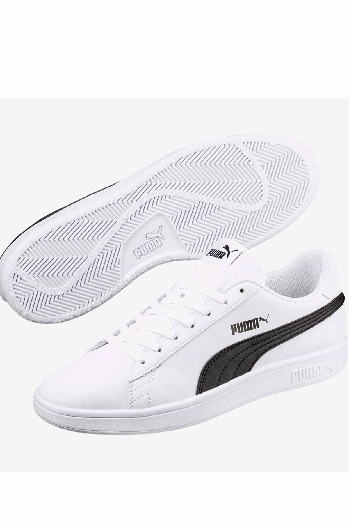 PUMAGünlük SporPuma Smash v2 Buck Erkek Günlük Spor Ayakkabı 365160 07 BEYAZ-SYH