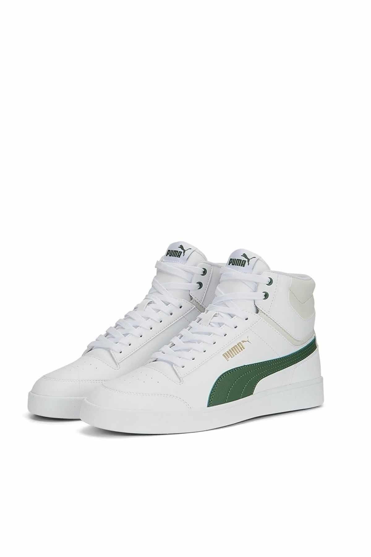 PUMAGünlük SporPuma Sneakers Shuffle Unisex Günlük Spor Ayakkabı 380748-12 Beyaz-Yeşl