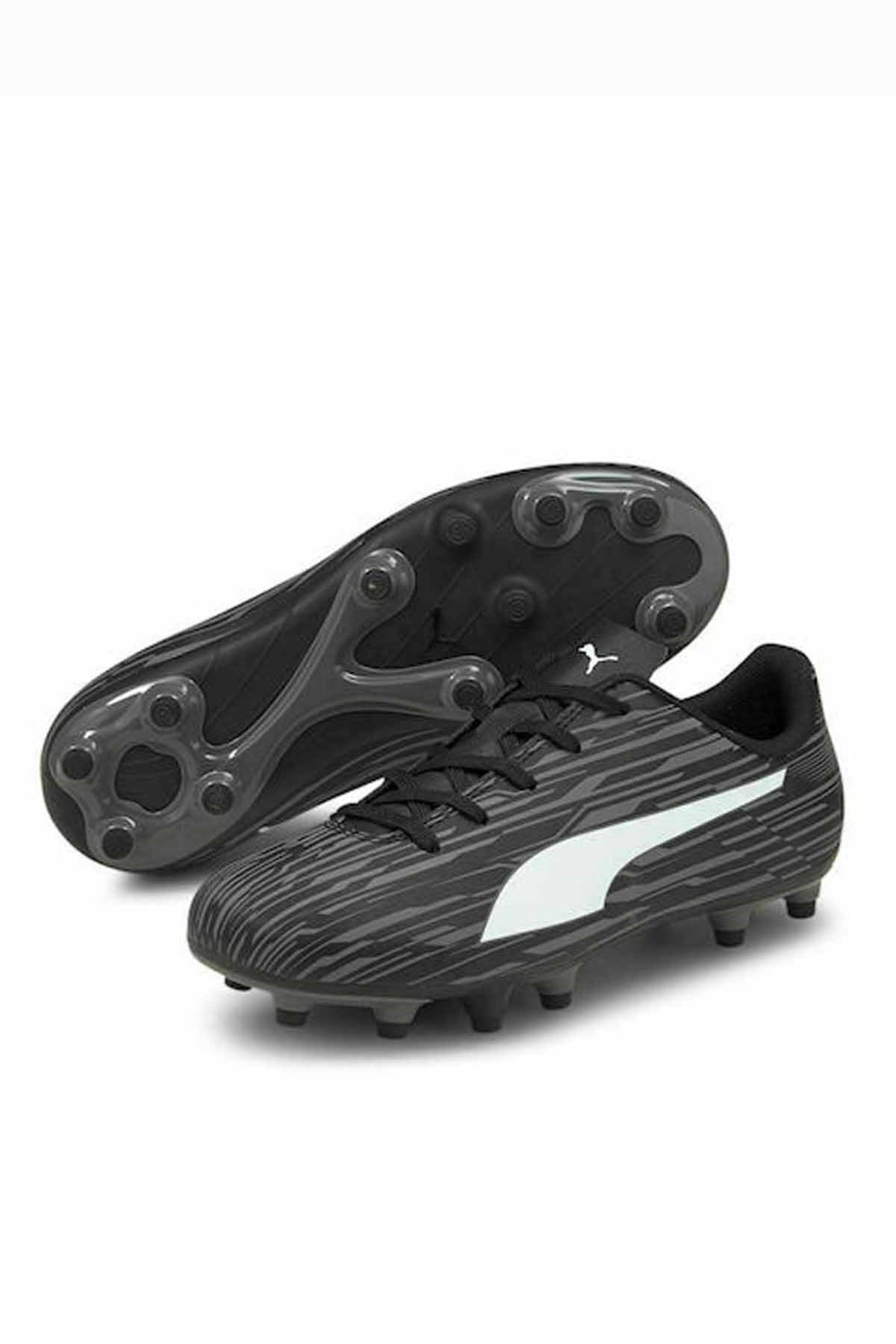 PUMAKramponPuma Rapido FG AG JR Çocuk Krampon Ayakkabı 106576-02 Siyah