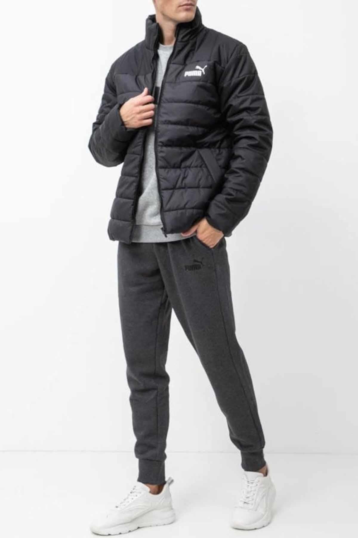 PUMAMontPuma Ess+ Padded Jacket Unisex Mont 849349-01 Siyah