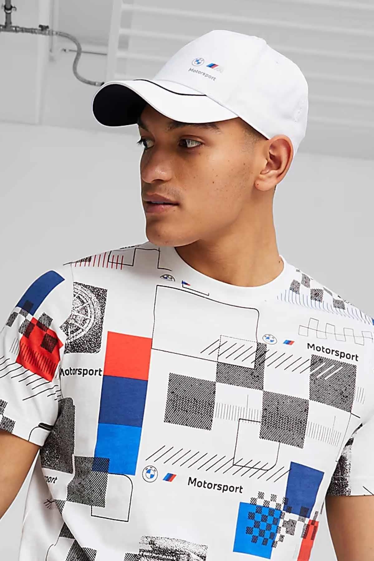 PUMAŞapkaPuma BMW M Sport Şapka Unisex Şapka 024788-02 BEYAZ
