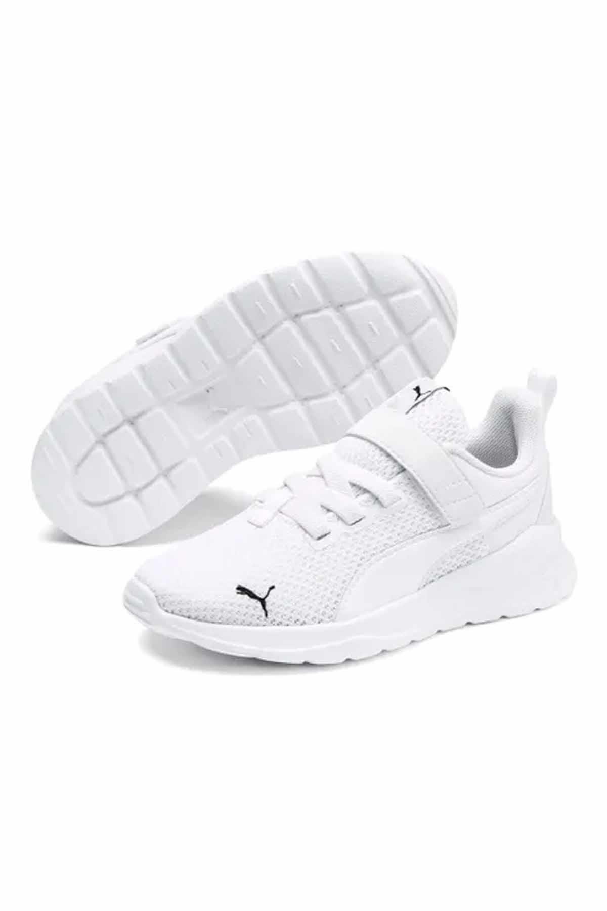PUMASneakerPuma Anzarun Lite AC+ PS+PSV Çocuk Sneaker Ayakkabı 372009-02 BEYAZ
