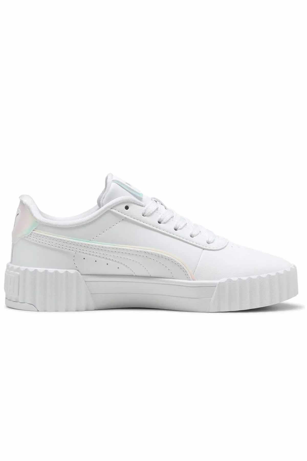 PUMASneakerPuma Carina 3.0 Halo 2.0 Jr Kadın Sneaker Ayakkabı 402280-01 BEYAZ