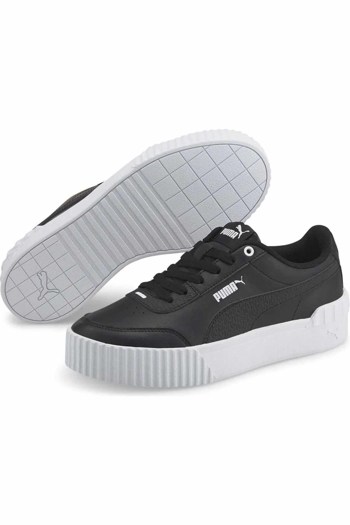 PUMASneakerPuma Carina Lift Mono Kadın Sneaker Ayakkabı 386405-01 Siyah-Byz